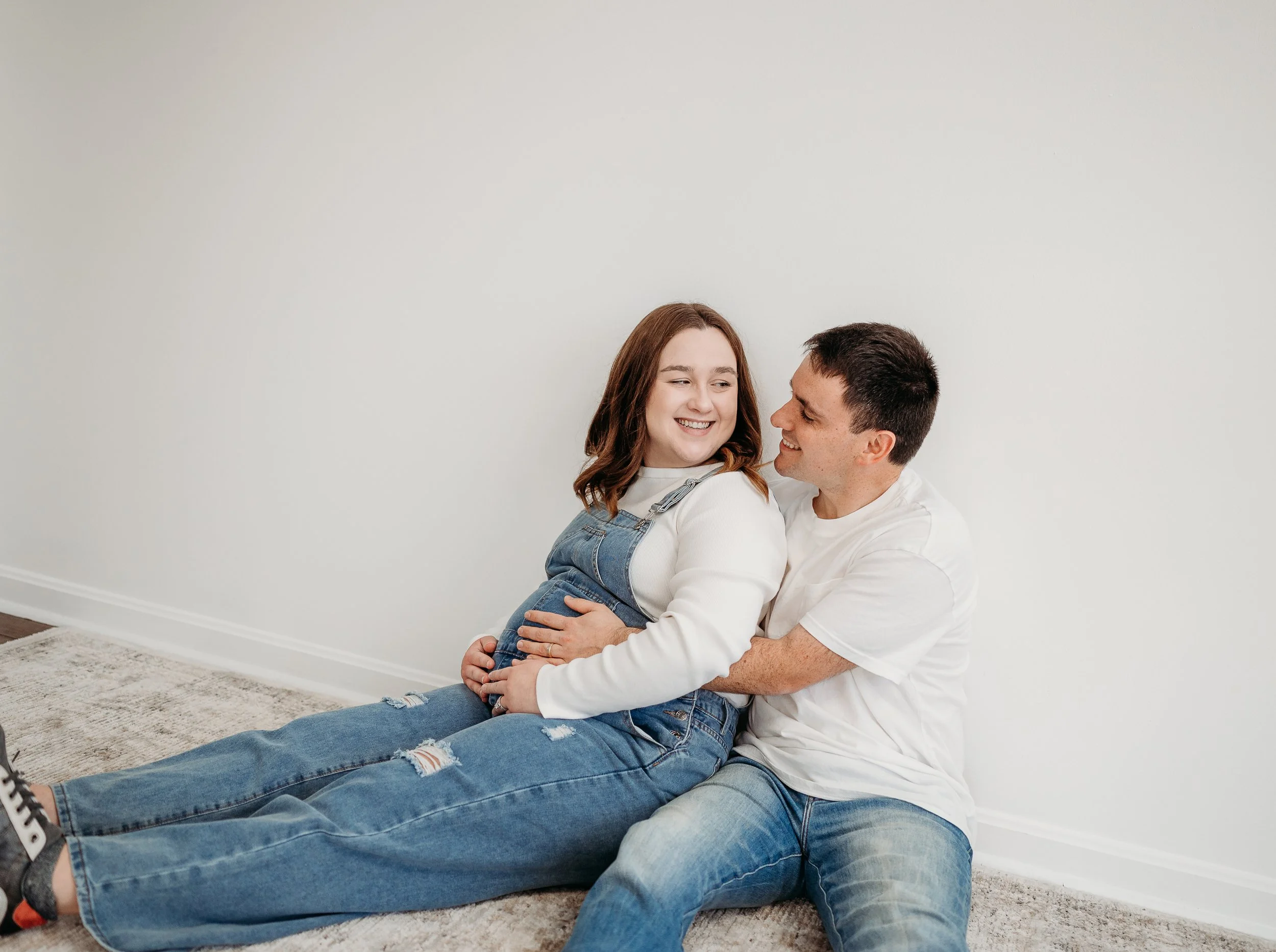 Madison and Jake | Studio Maternity Session