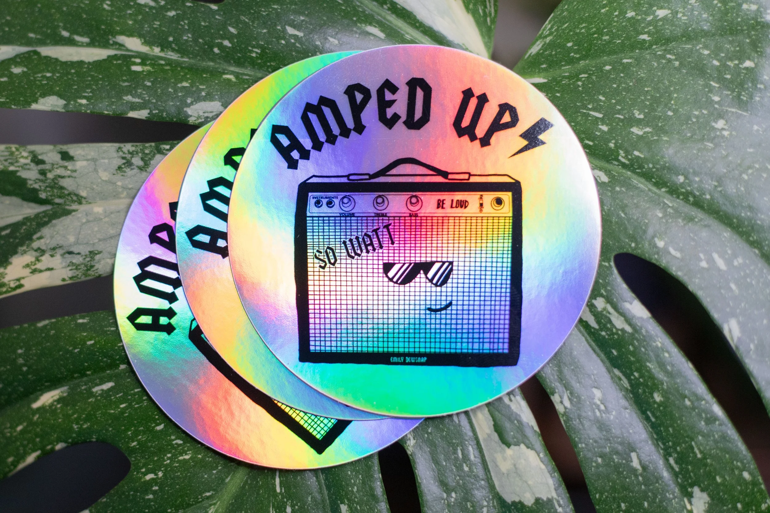 Amped Up! Sticker