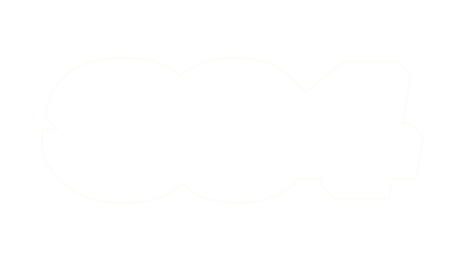 Leeres Whiteboard mit schwarzem Hintergrund und weißer Outline-Zeichnung eines verbundenen Designs.