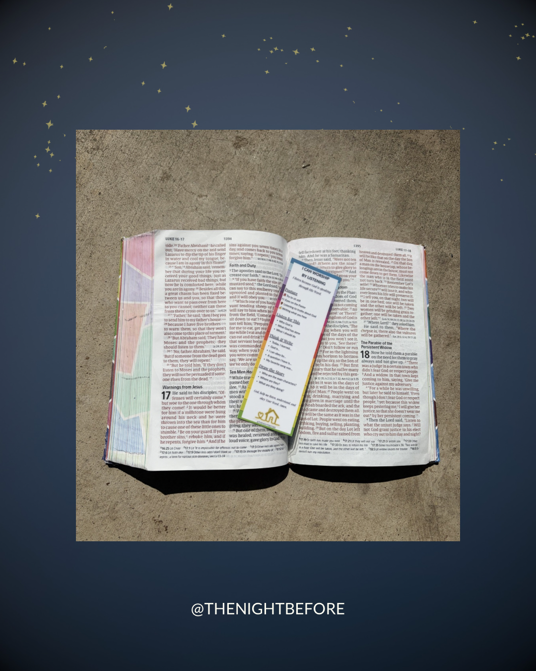 Kids Worship Bookmark