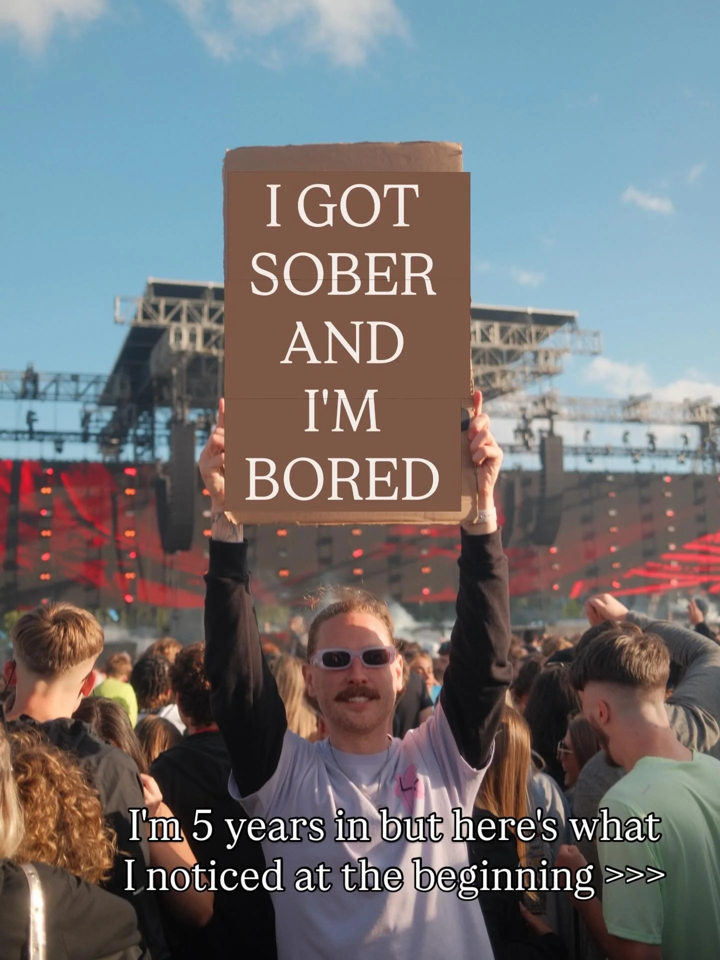 I got sober and I'm bored... 

#sober #soberliving #sobriety