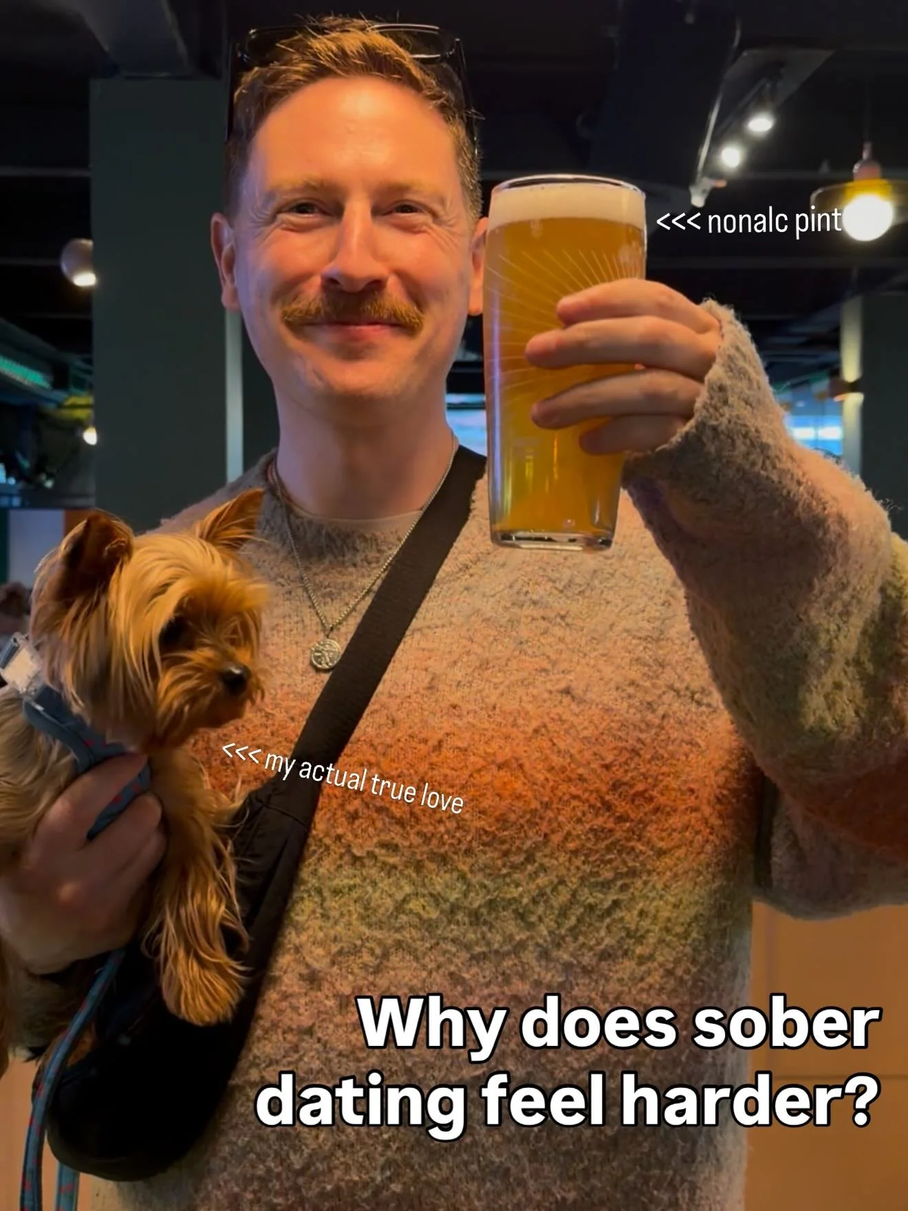 Why does sober dating feel harder? 💘 

#sober #sobriety #dating