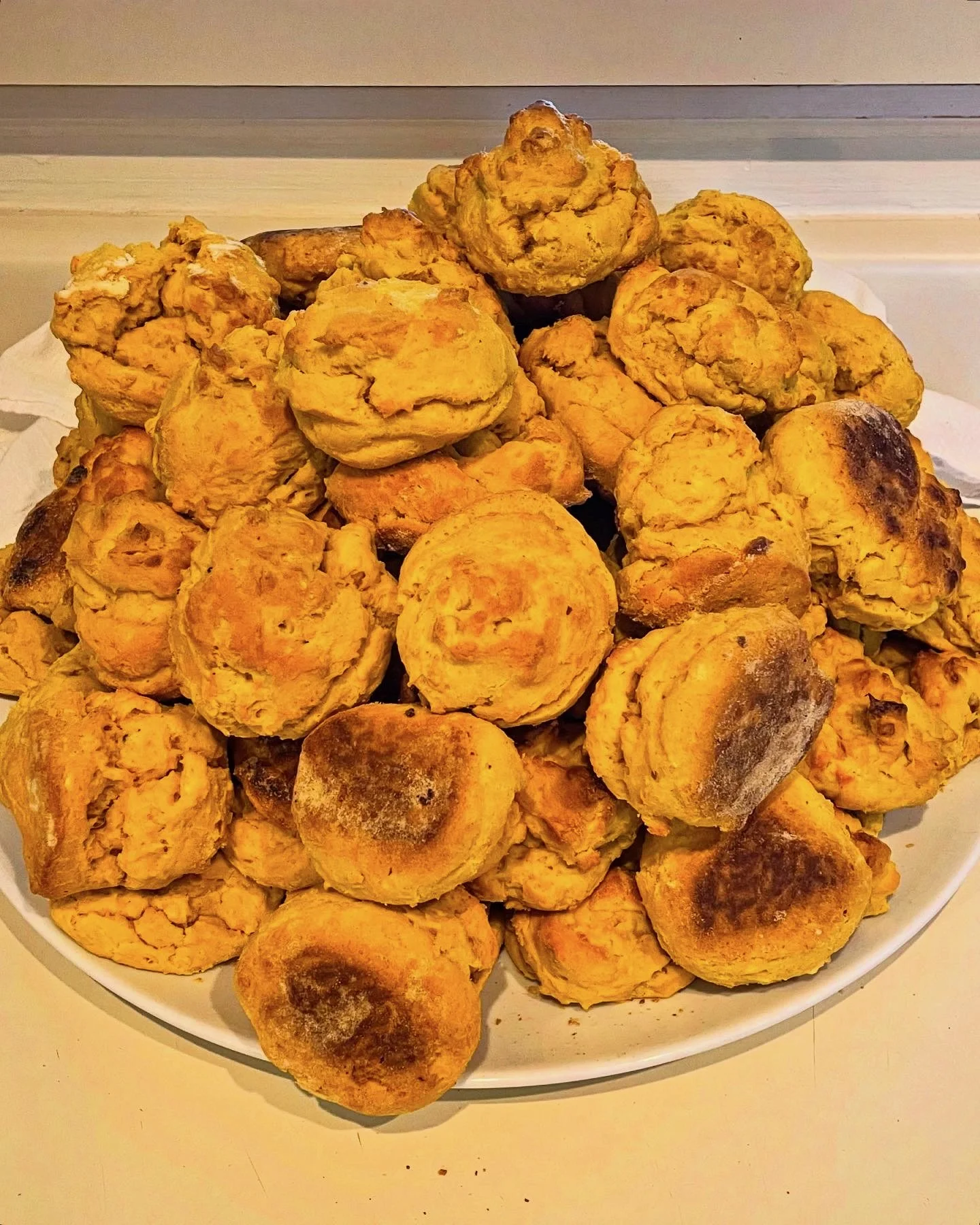 Gluten-Free Sweet Potato Southern Style Biscuits - Dairy Free