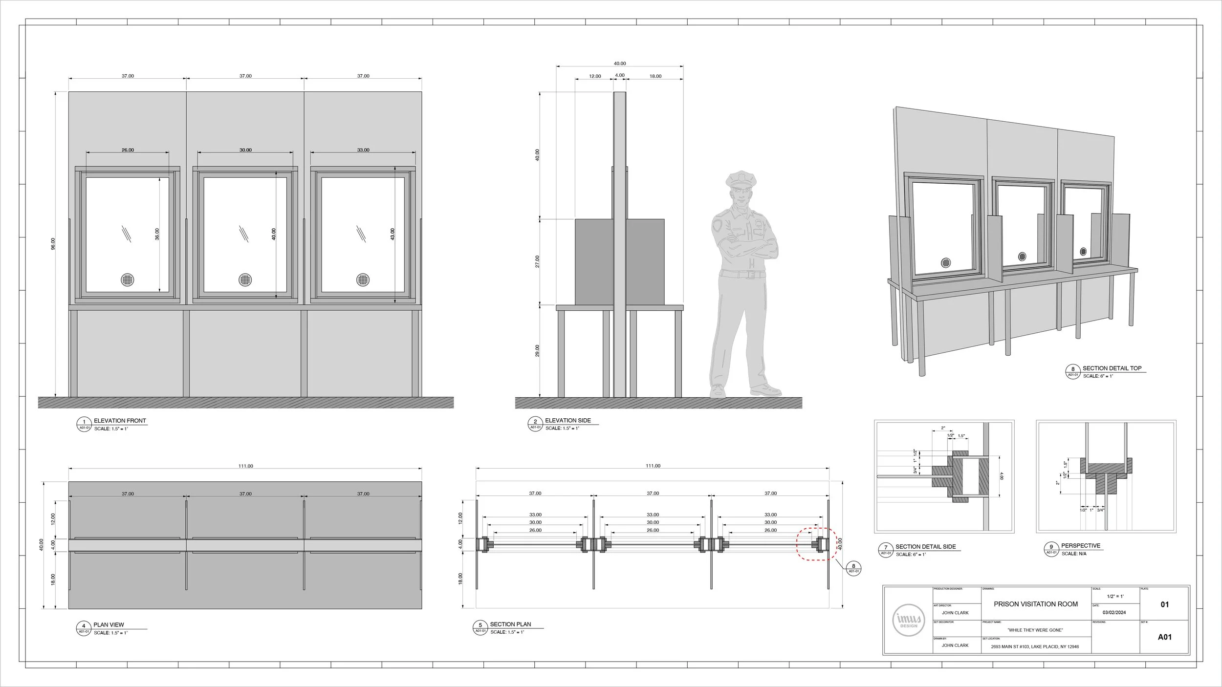 Prison Visitation Room - 'While They Were Gone'