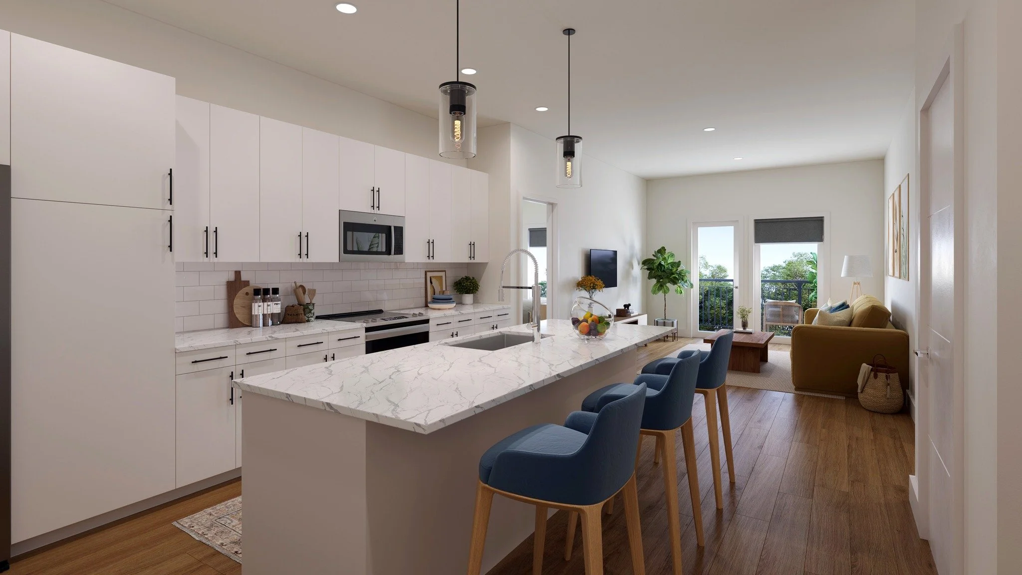Clean finishes, modern design, and space to gather. The kitchens at Aspire on 10th are made for quiet mornings and hosting friends before a night out in downtown Sarasota. 

#KitchenGoals #ModernApartments #EntertainAtHome #SarasotaLiving #AspireOn10