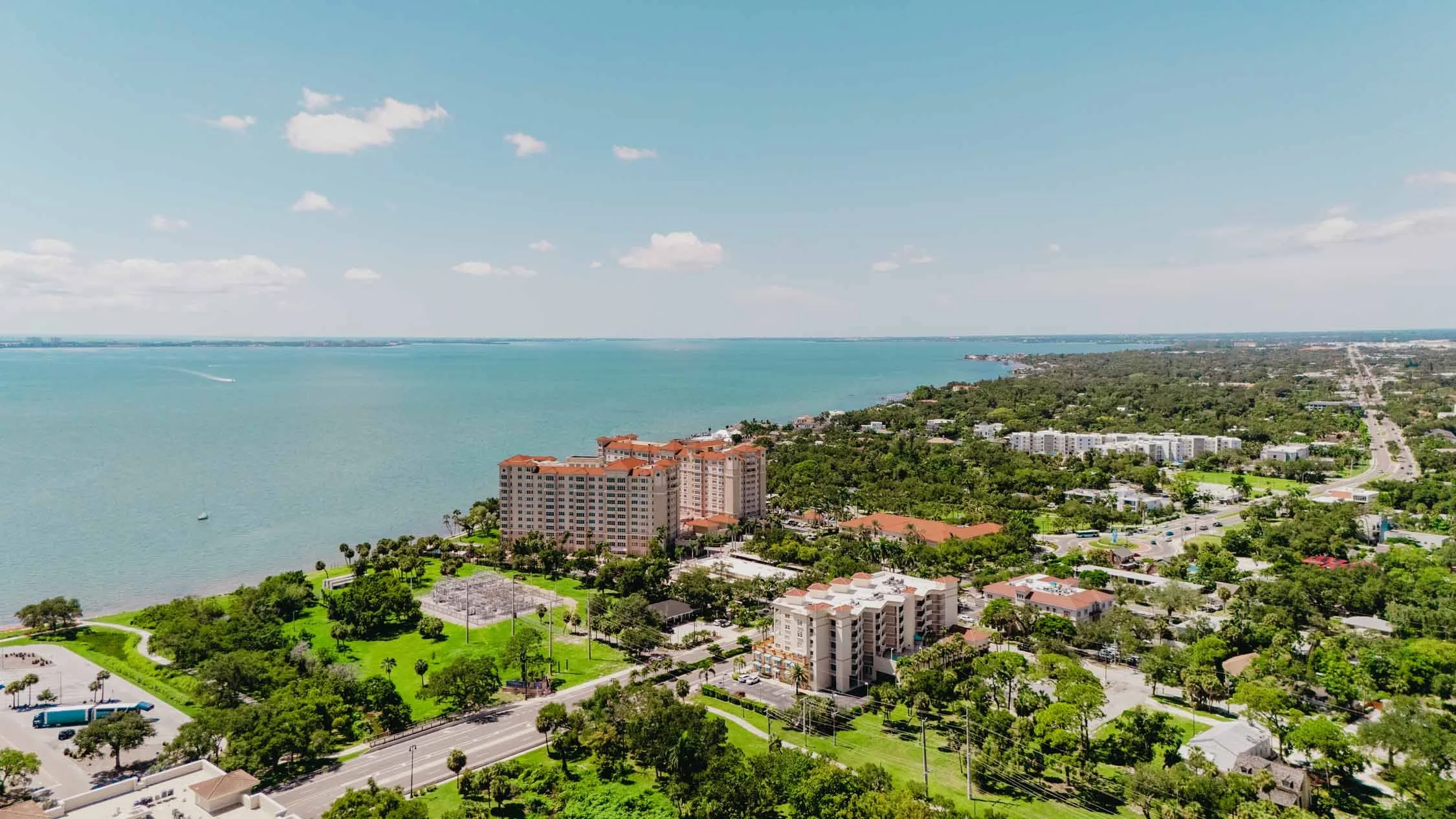 Aspire on 10th | Luxury Apartments in Sarasota, FL | Aerial of Surrounding Area