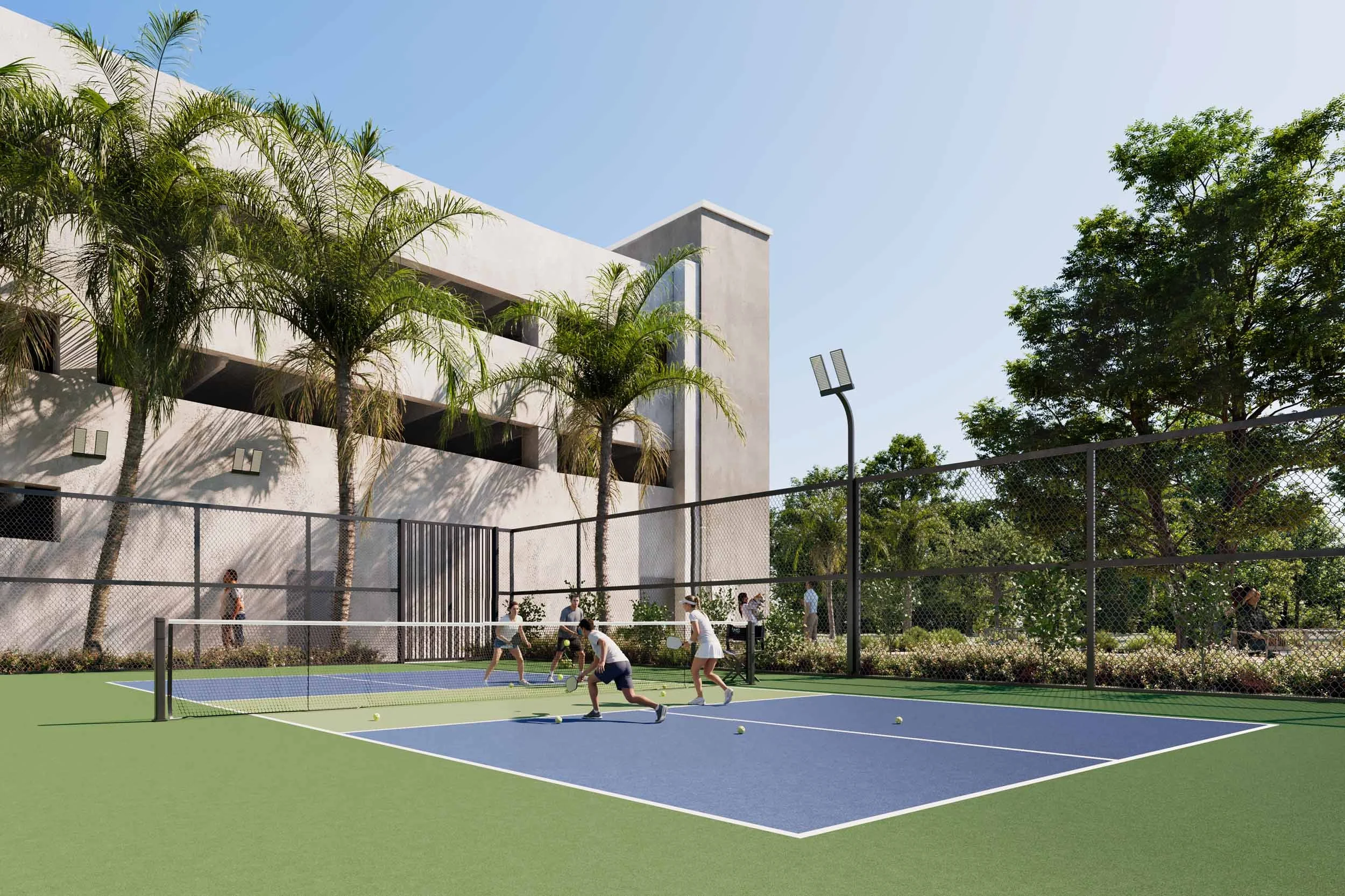 Aspire on 10th | Apartments in Sarasota, FL | Pickleball Courts