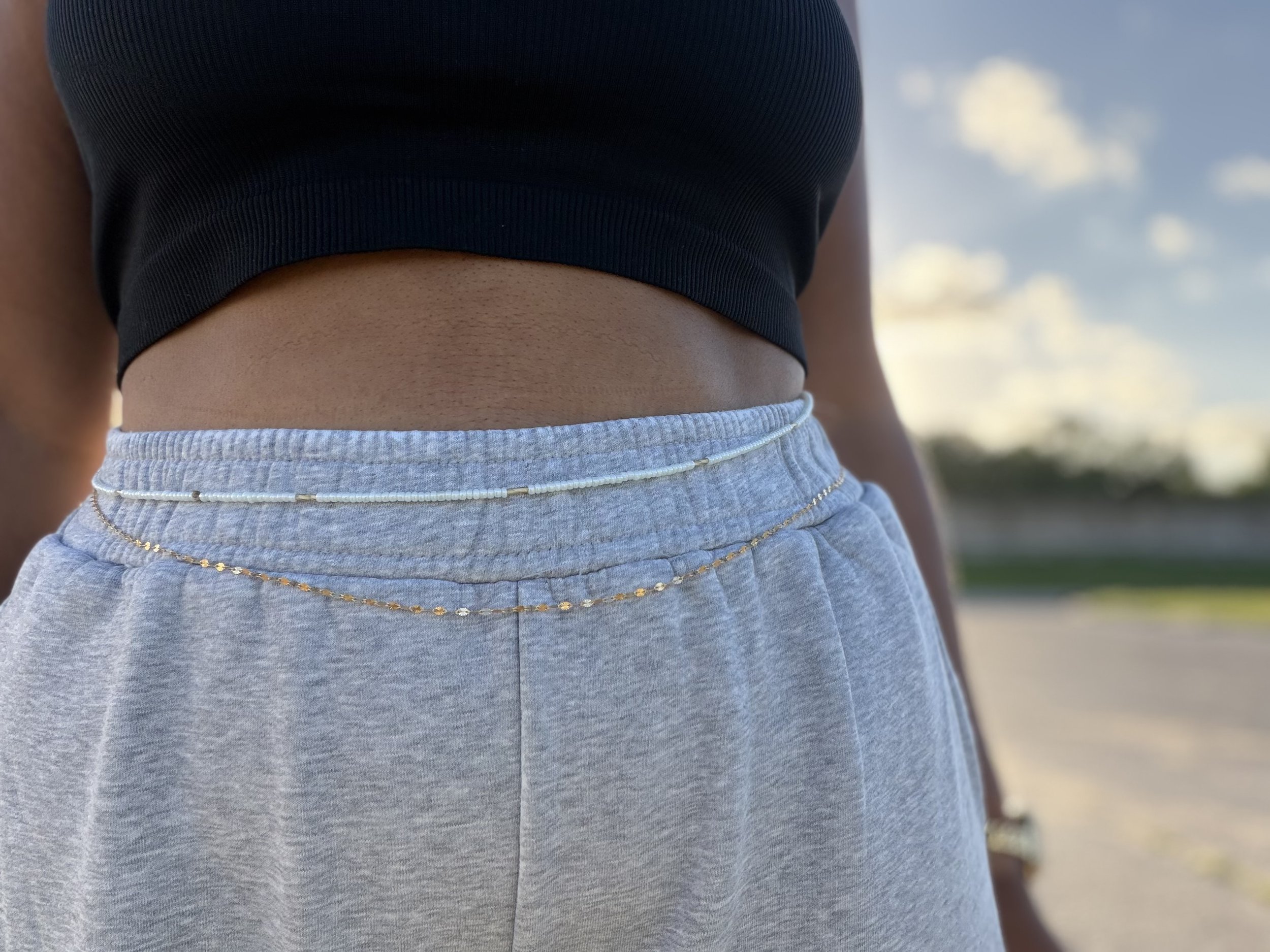 Belly Bead with Belly Chain