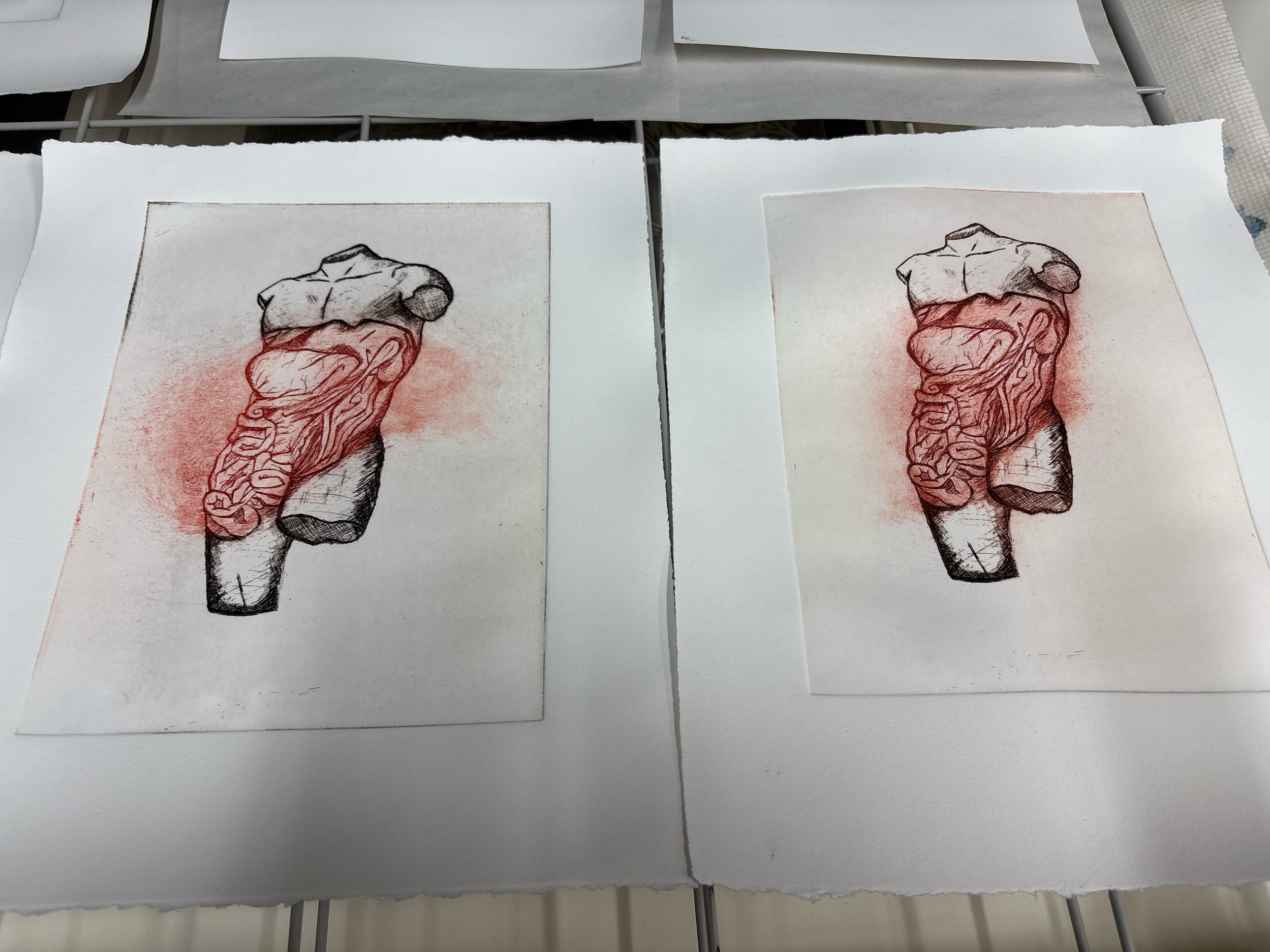 Copper Etching, 9x12", 2025