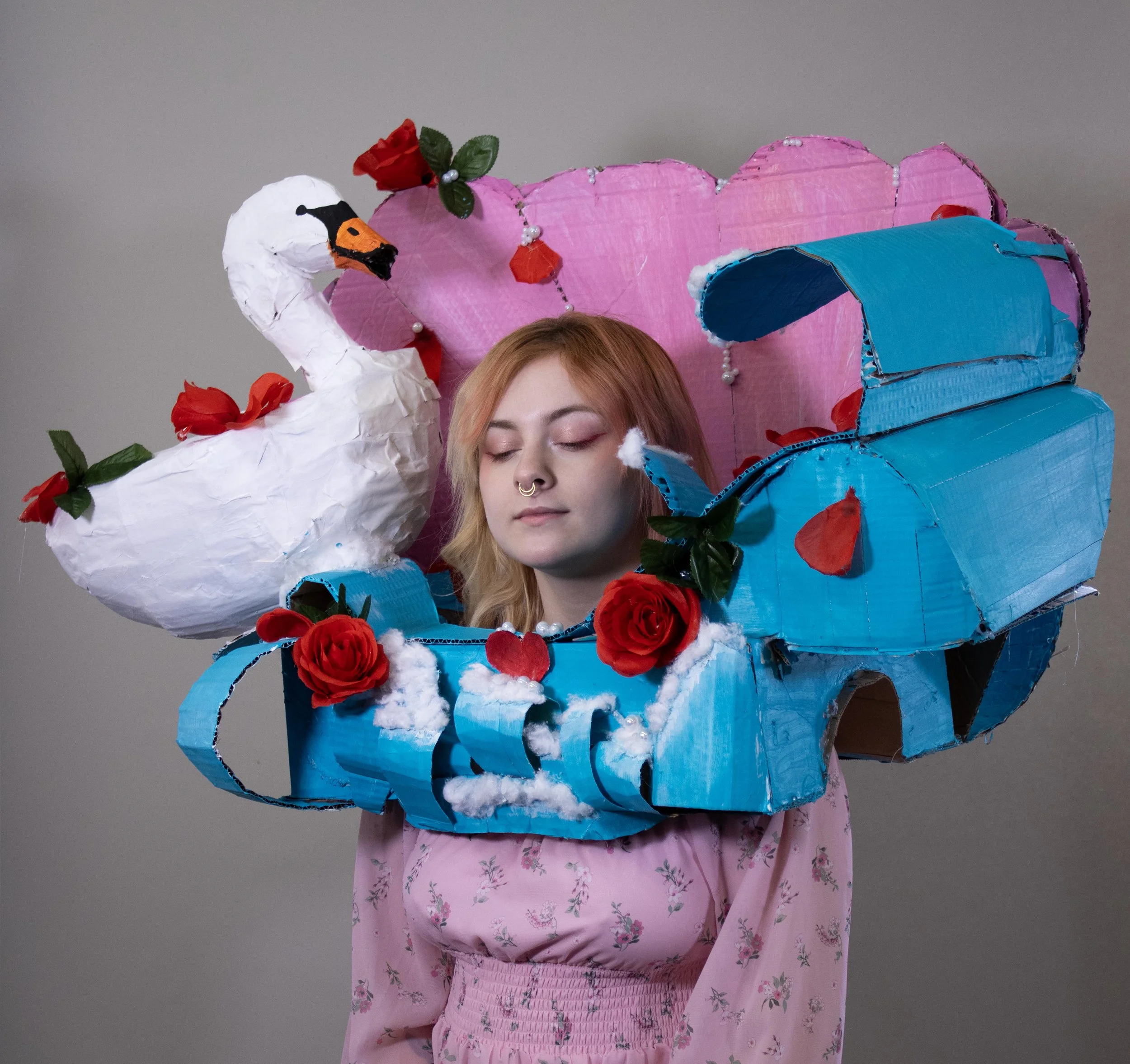 Birth of Venus, Cardboard Mask, 2023