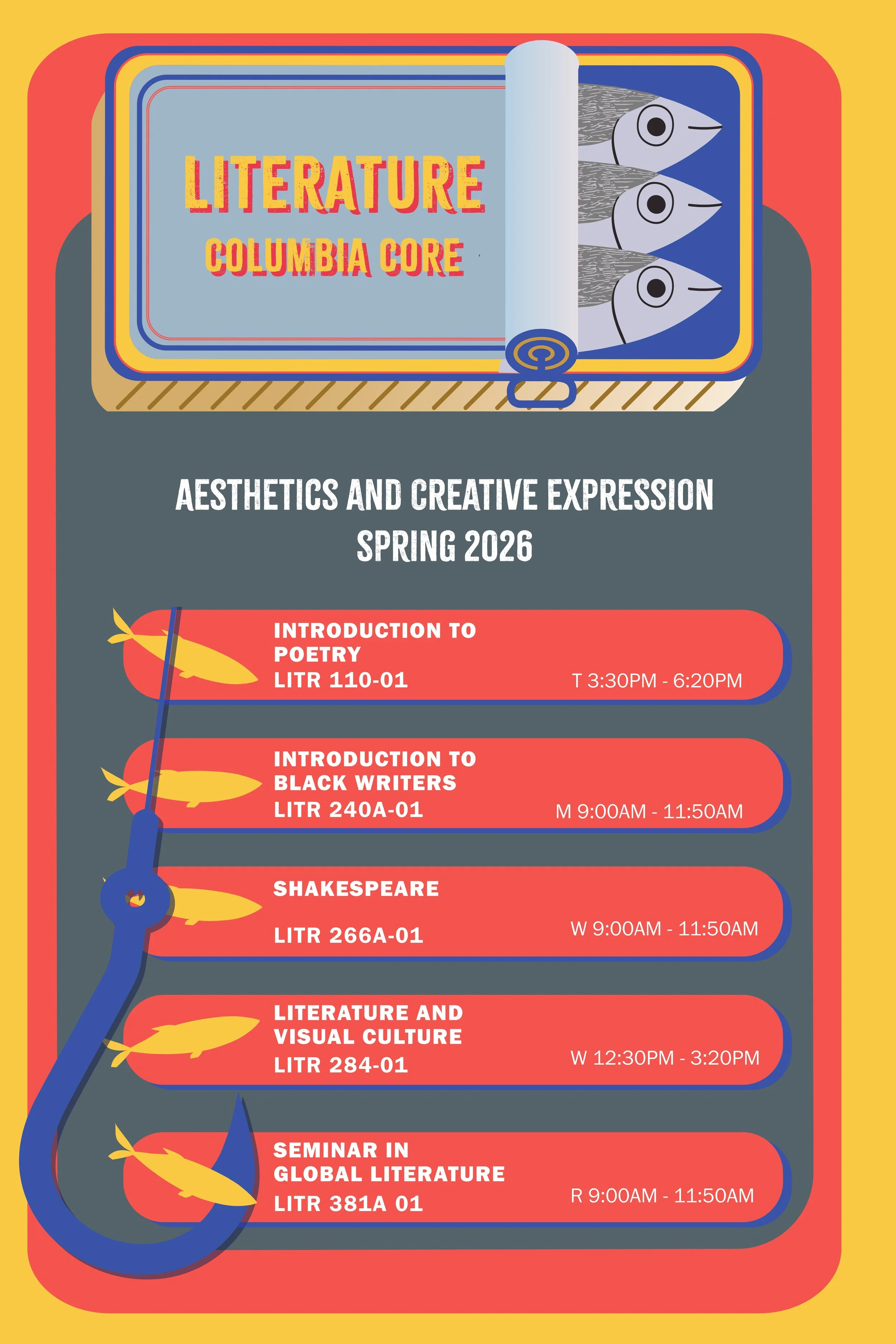 Course Advertisement Posters, Fall 2025