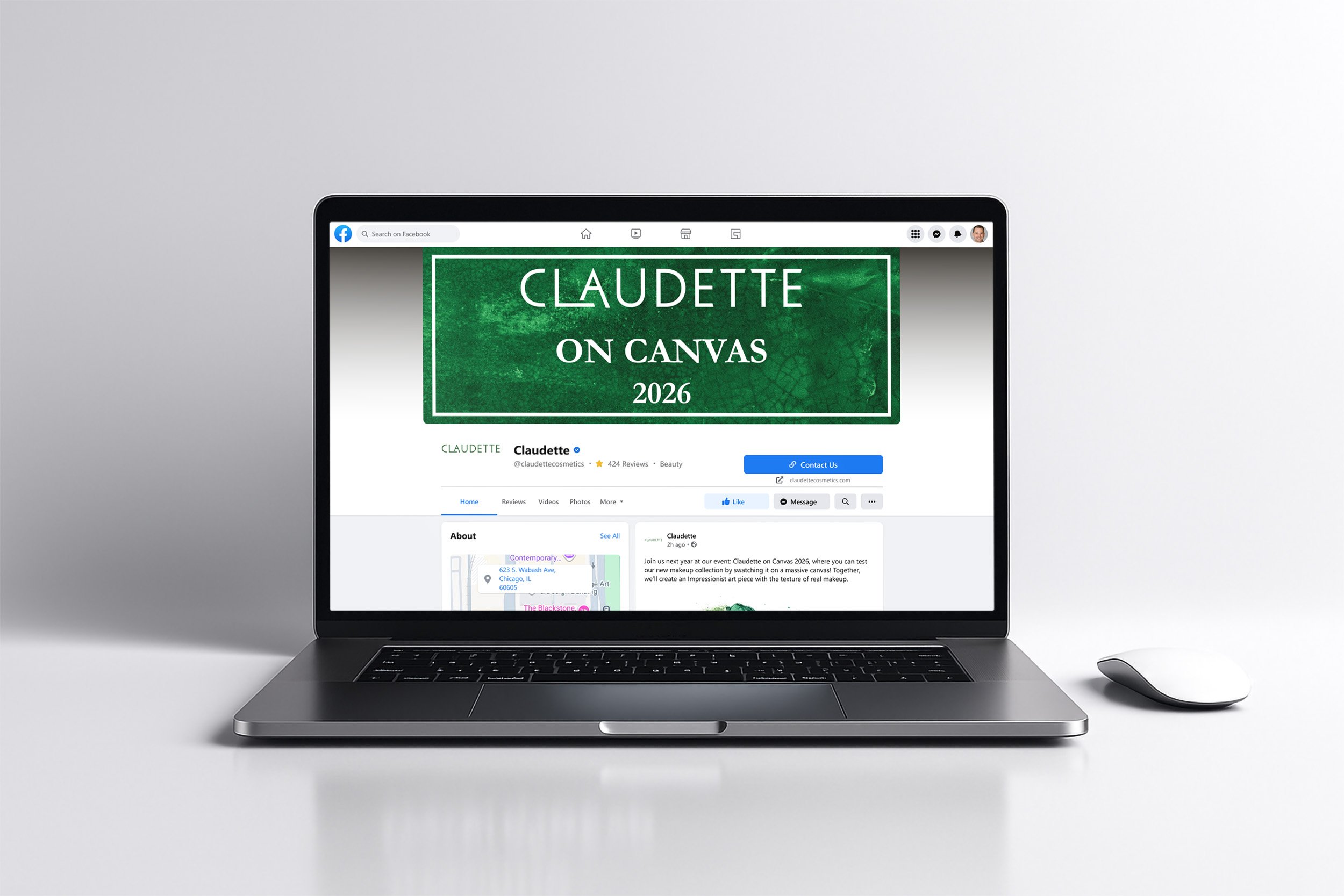 On Canvas Facebook Banner