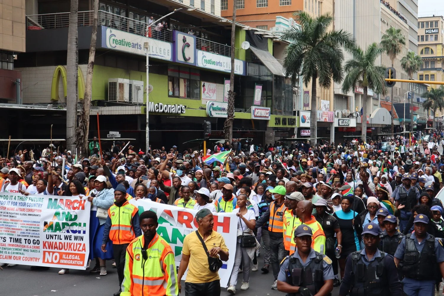 March And March: A breakdown of South Africa’s Anti-illegal Immigration protests this week