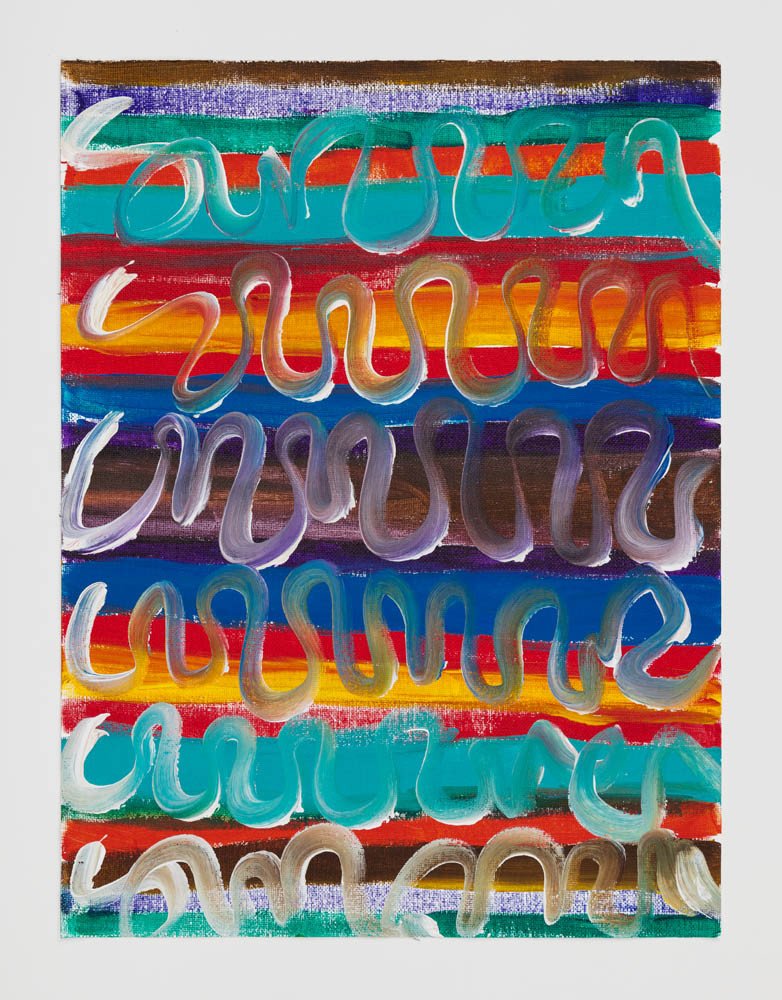  Say It Again, 2019 Acrylic on linen 16 X 12 inches 
 