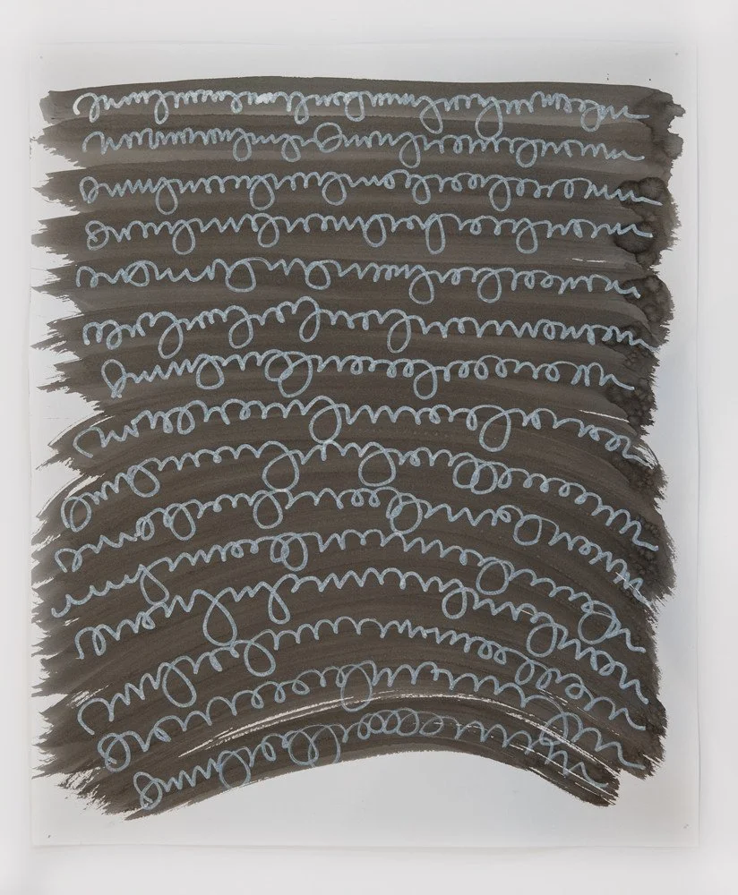  Welivephonetically, 2020 India ink and marker on paper 17 X 14 inches 
 