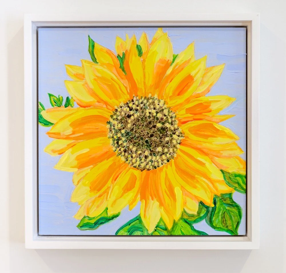  
Flower 10, 2021  Acrylic on canvas 8 x 8 inches 
 