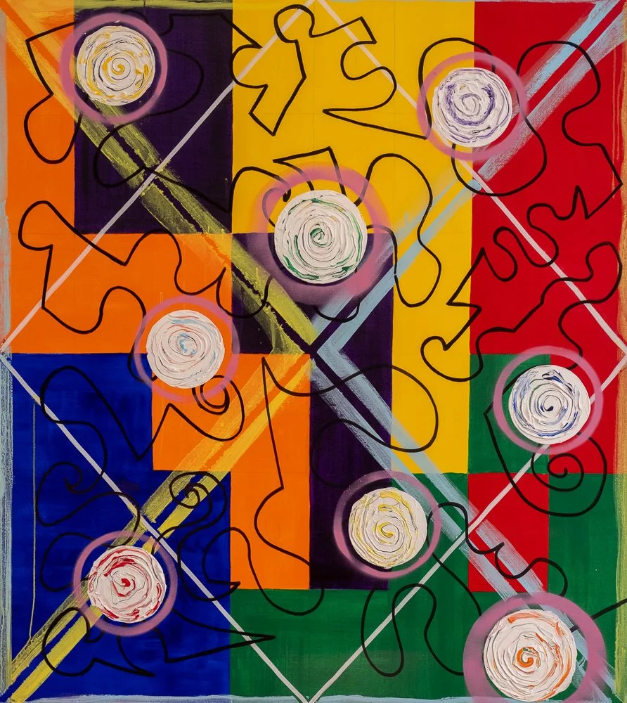  
Ganymede, 2025 Acrylic on canvas 54 x 48 inches 
 