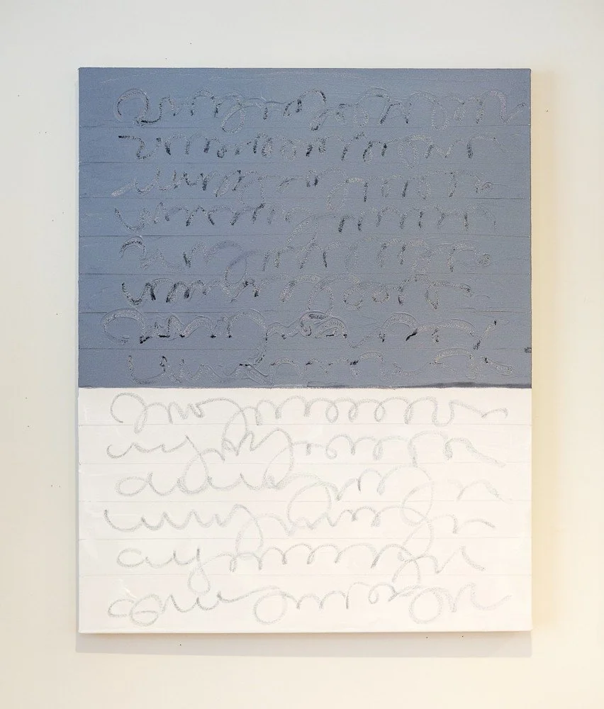  
Volta 4, 2022  Acrylic, pencil and oil pastel on canvas  30 x 24 inches 
 