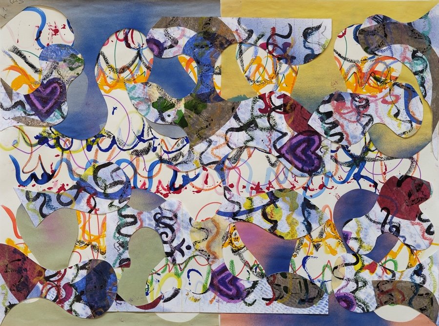  Nebula 2, 2024 Mixed media on Arches paper  18 x 24 inches 
 
