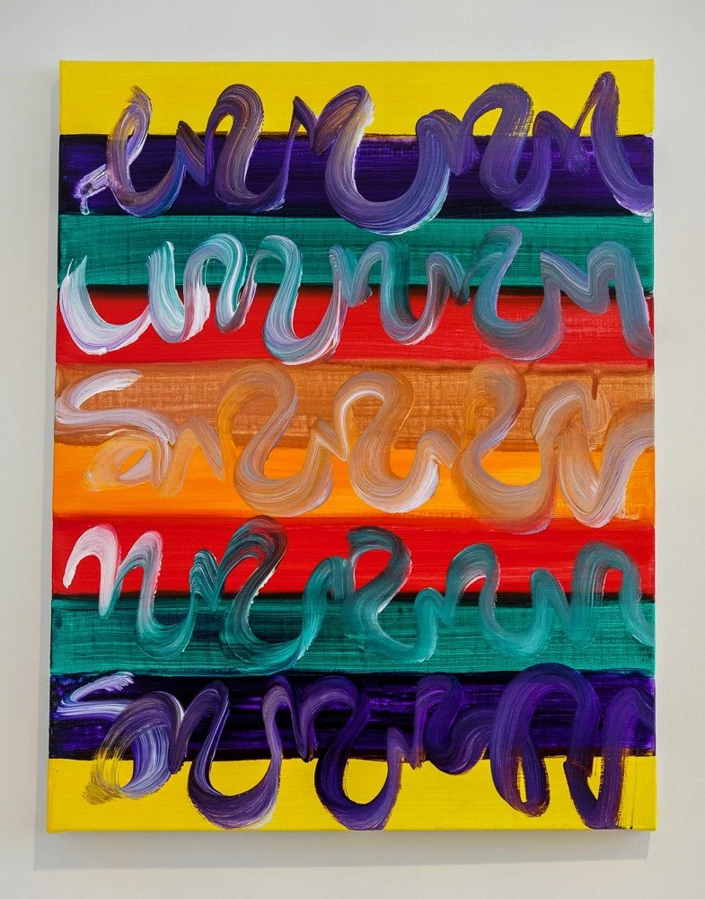  
Say It Again 3, 2022  Acrylic on canvas   20 x 16 inches 
 