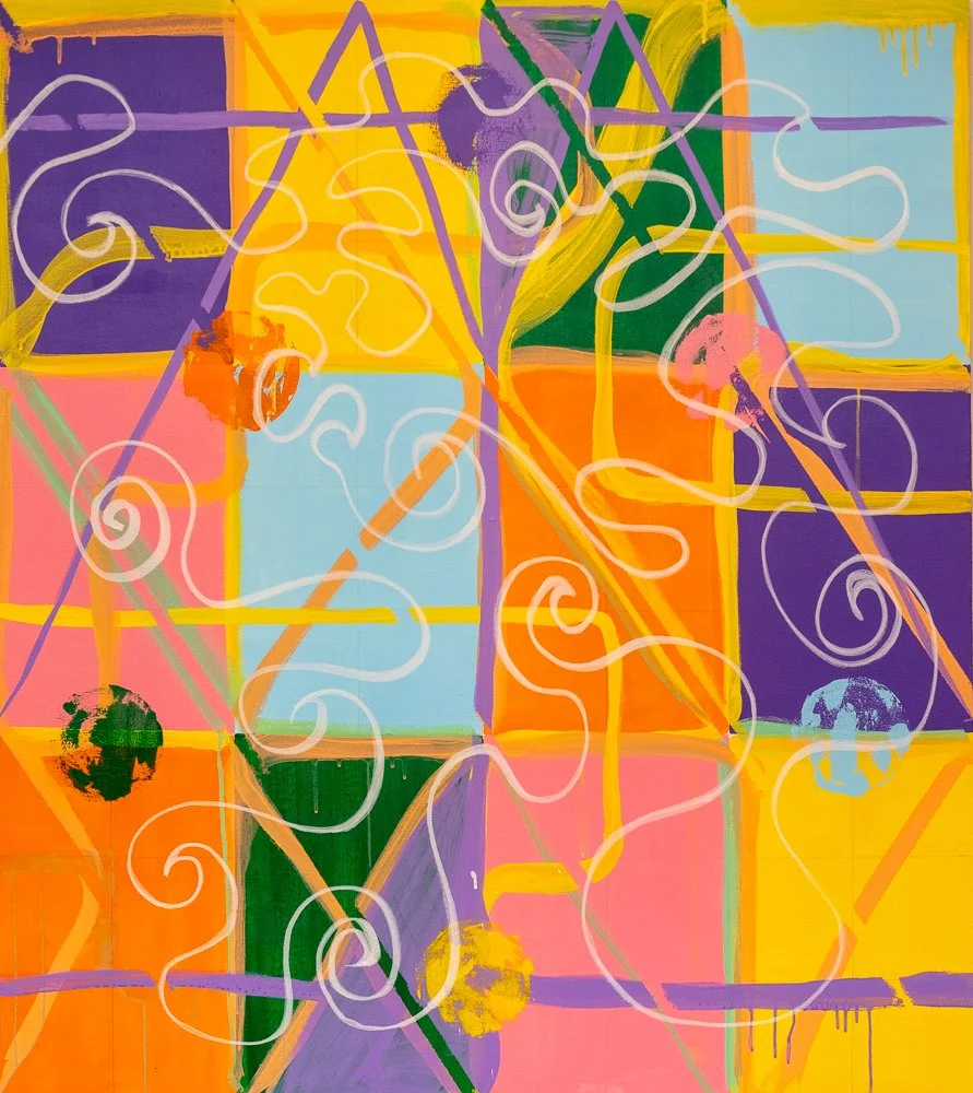  
Io, 2025 Acrylic on canvas 54 x 48 inches 
 