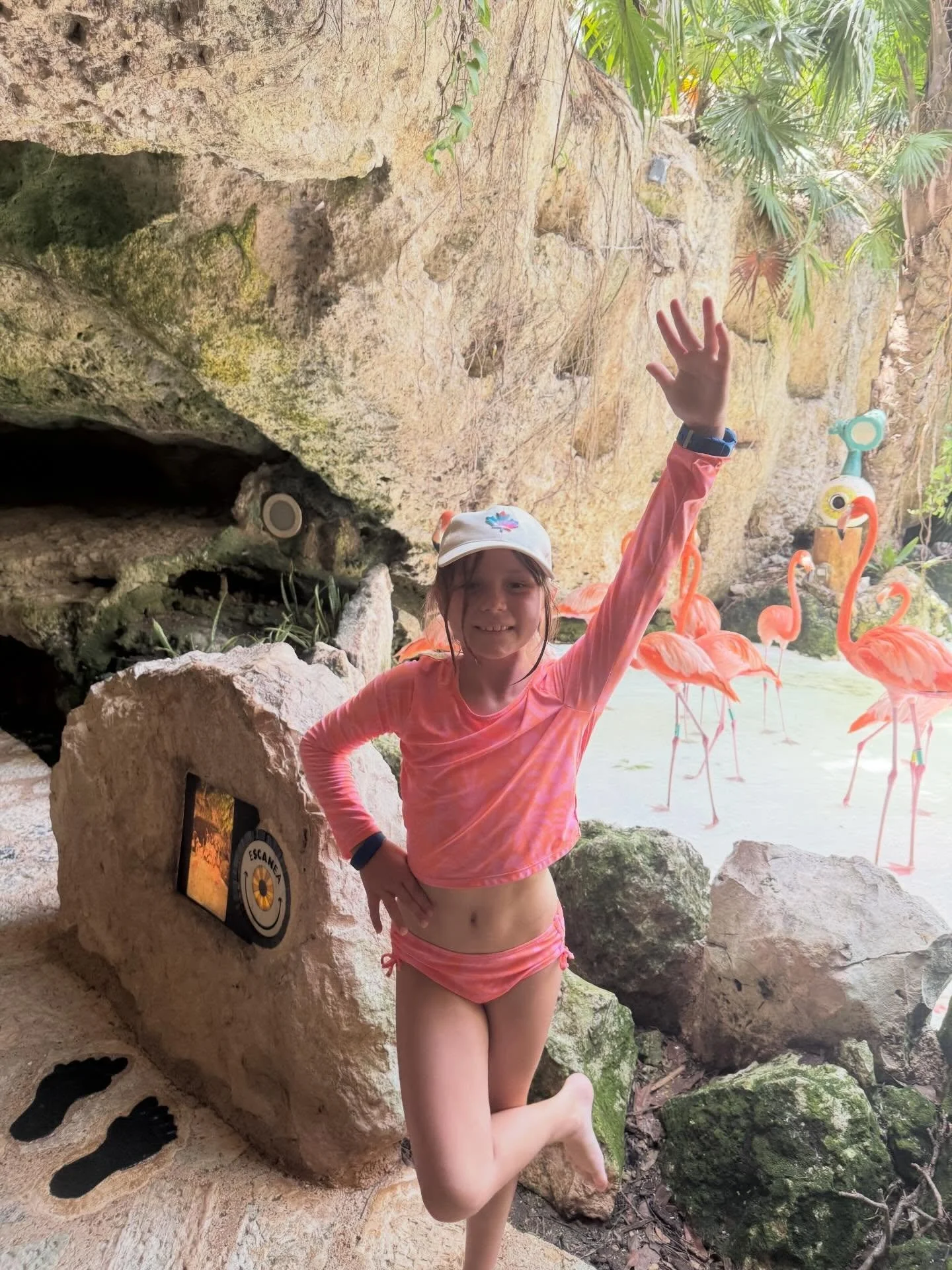 The flamingo position&hellip; brought to you by the experts! 🦩💗

We love seeing our Tumblefun gymnasts taking their skills on vacation!