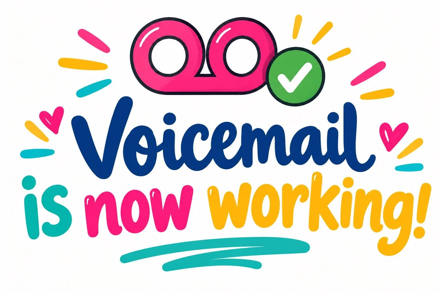 VOICEMAIL UPDATE! 

Our voicemail decided to take a little vacation without telling us. 

If you tried to leave us a message and it disappeared into the voicemail black hole&hellip; we&rsquo;re sorry! 

GOOD NEWS: It&rsquo;s back and working now!

If