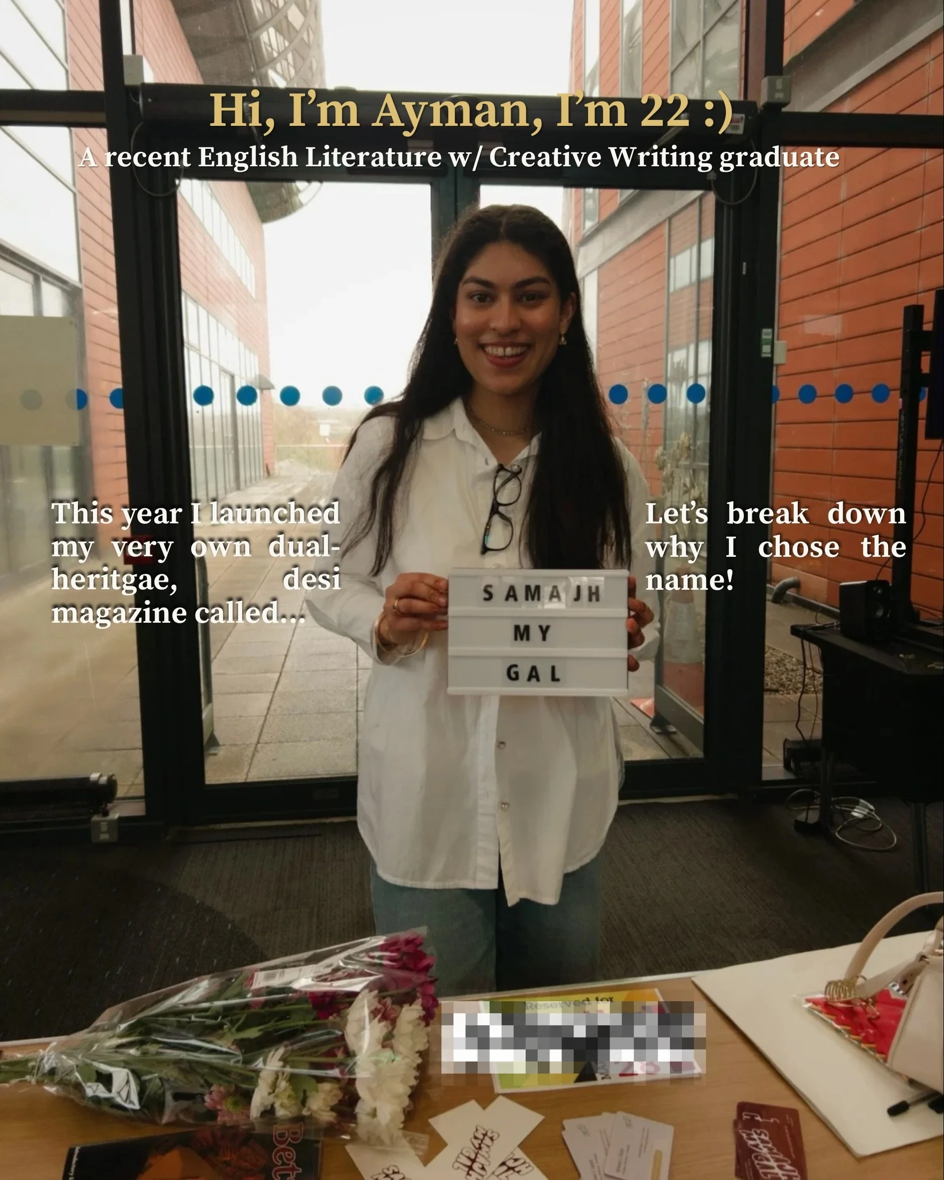 The name of the magazine is so much more than people think :)!

In choosing a hybrid name, we&rsquo;re aiming to celebrate and spotlight dual- heritage experiences for the south asians of the diaspora. 

We need more spaces for US!

(Stay tuned for a