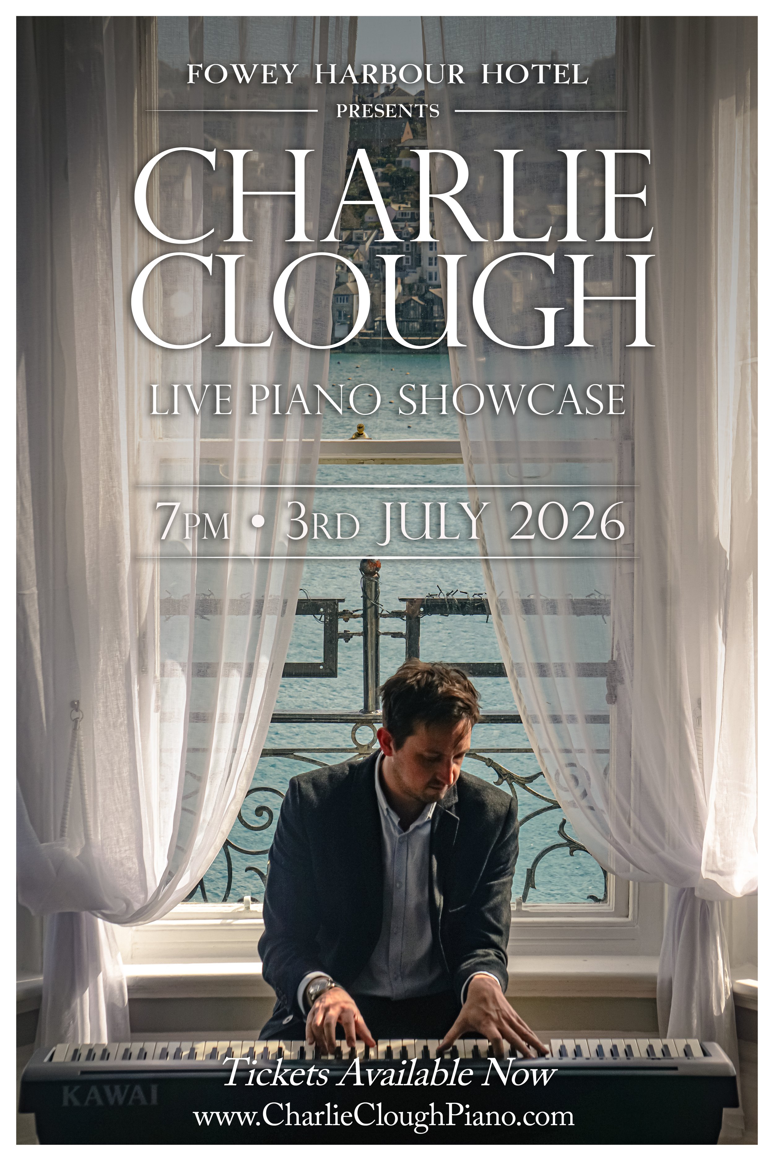 Fowey Harbour Hotel Presents: Charlie Clough Live in Concert