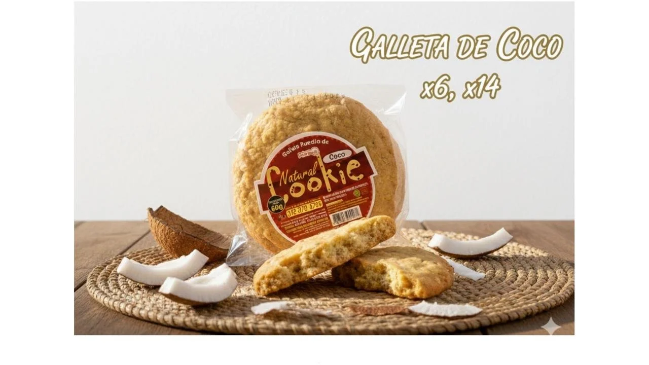 Galletas de Coco Endulzadas con Stevia x6