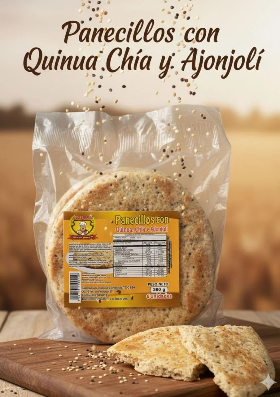 Panecillo de Quinua, Chía y Ajonjolí
