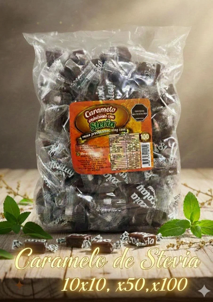 Caramelo Stevia 10x10