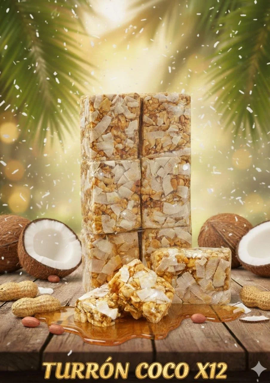 Turrón de Maní con Coco X12