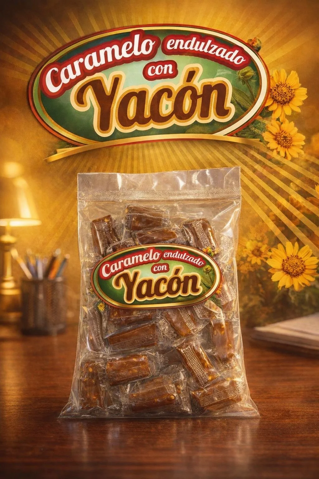 CARAMELO ENDULZADO CON YACON X50