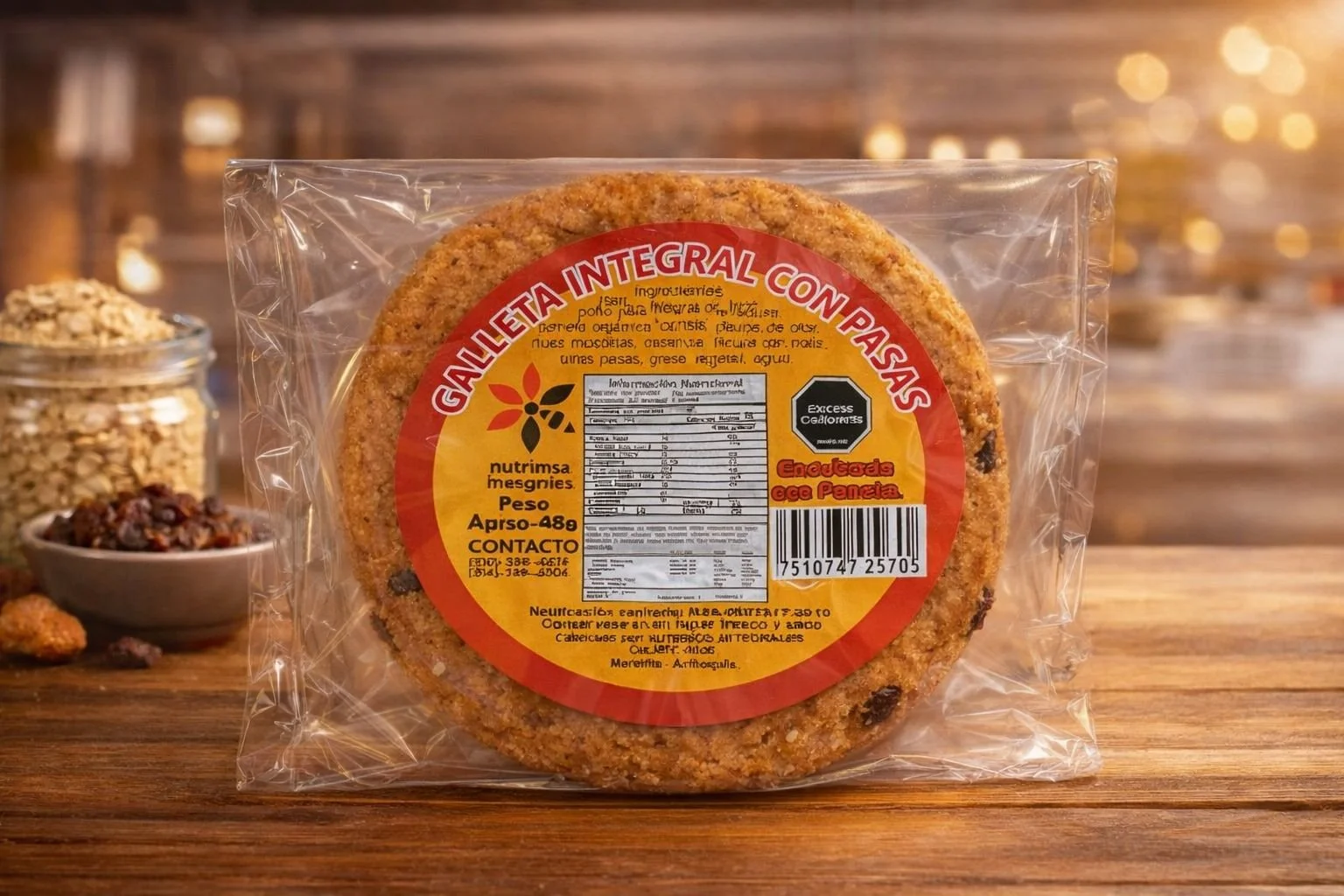 Galletas de Pasas x6 – Endulzadas con Miel