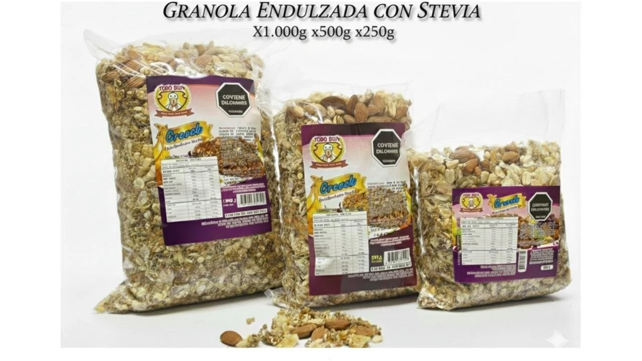 Granola Endulzada con Stevia 500 g