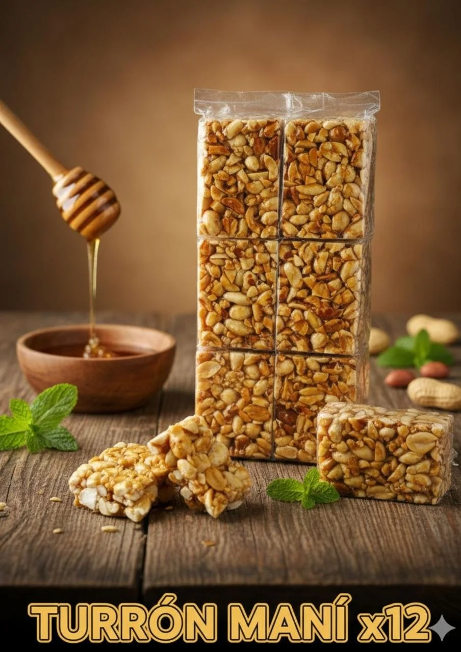 Turrones de Maní X12