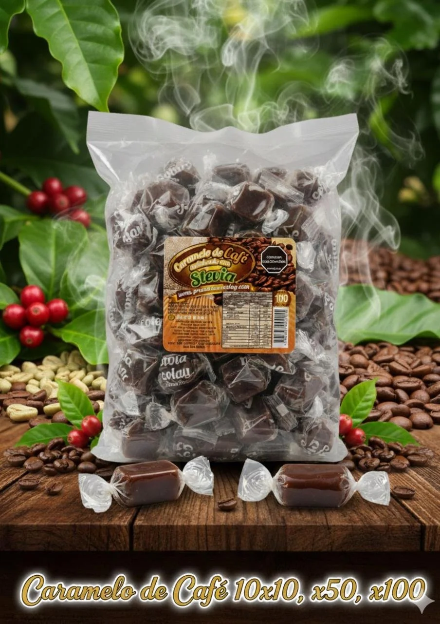 Caramelo Stevia Café X50