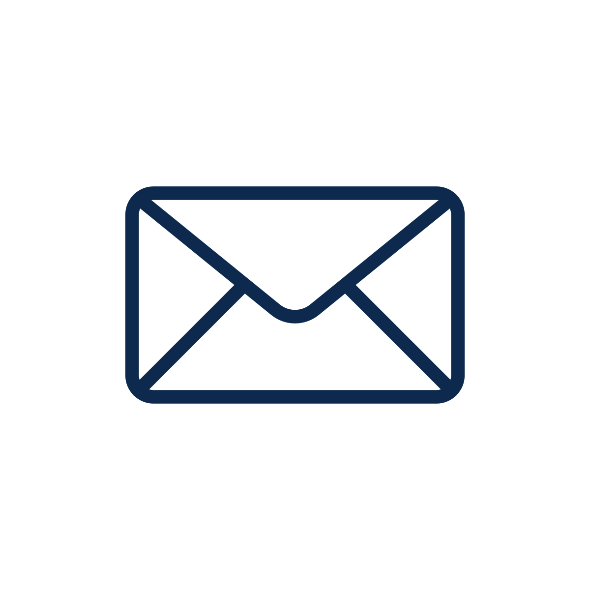 Icon of an envelope or mail.