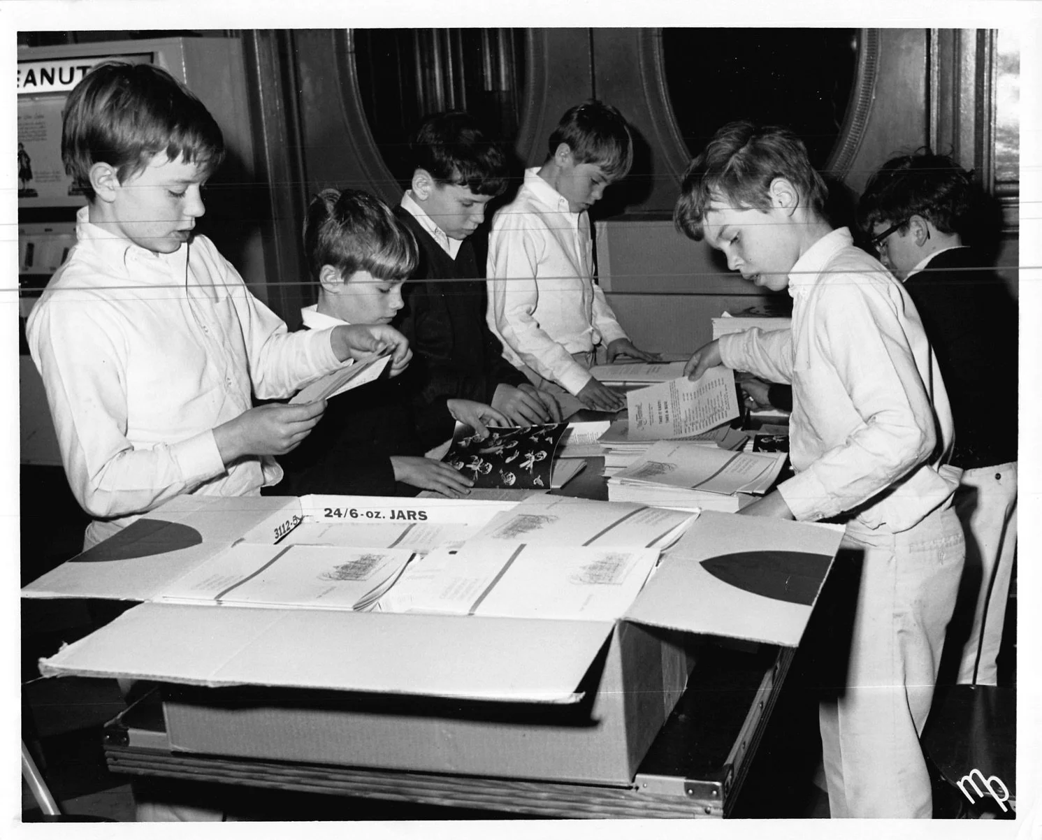 May Festival Program Stuffing, 4th Grade, 1968