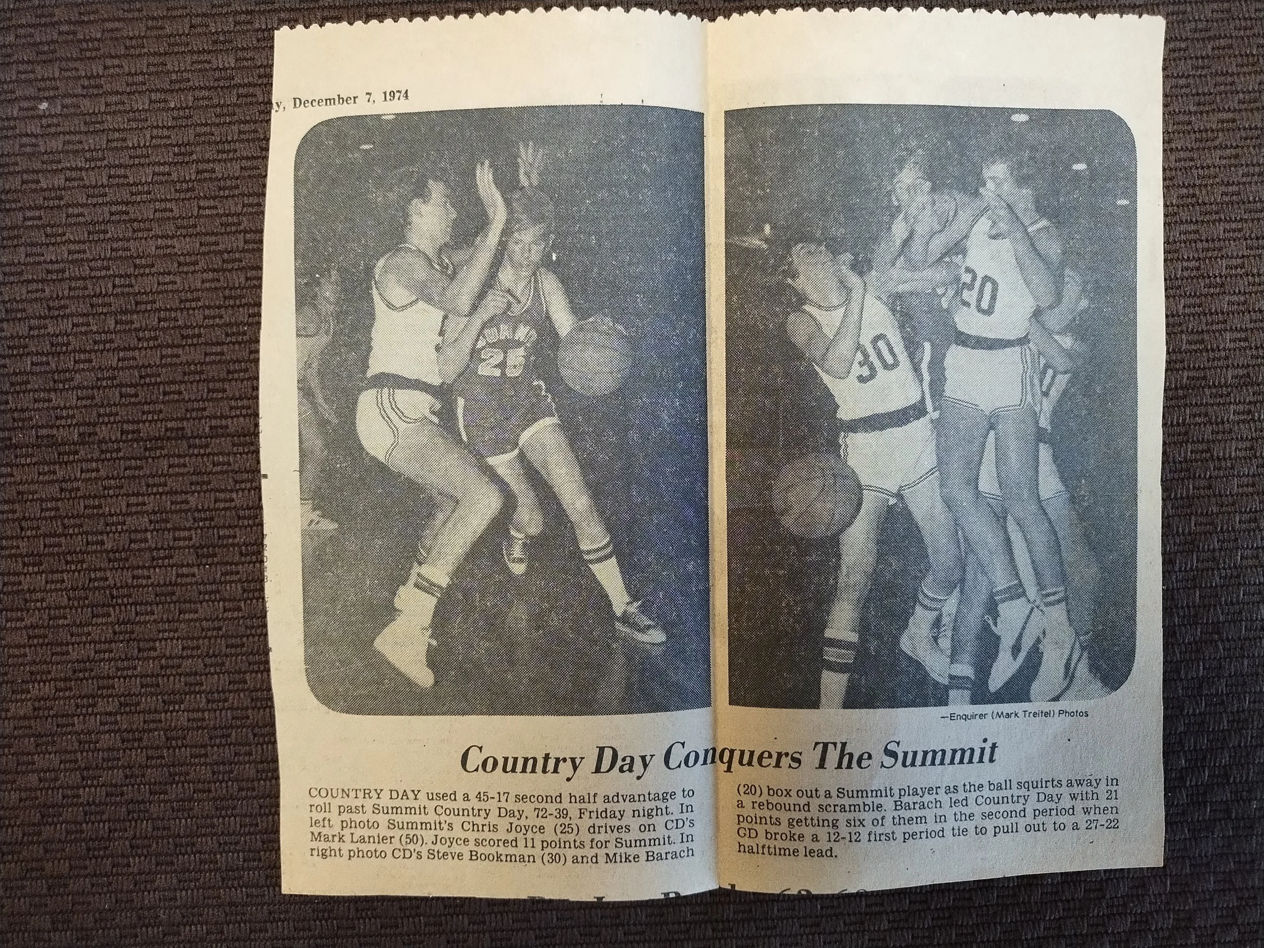 Hoops December 1974