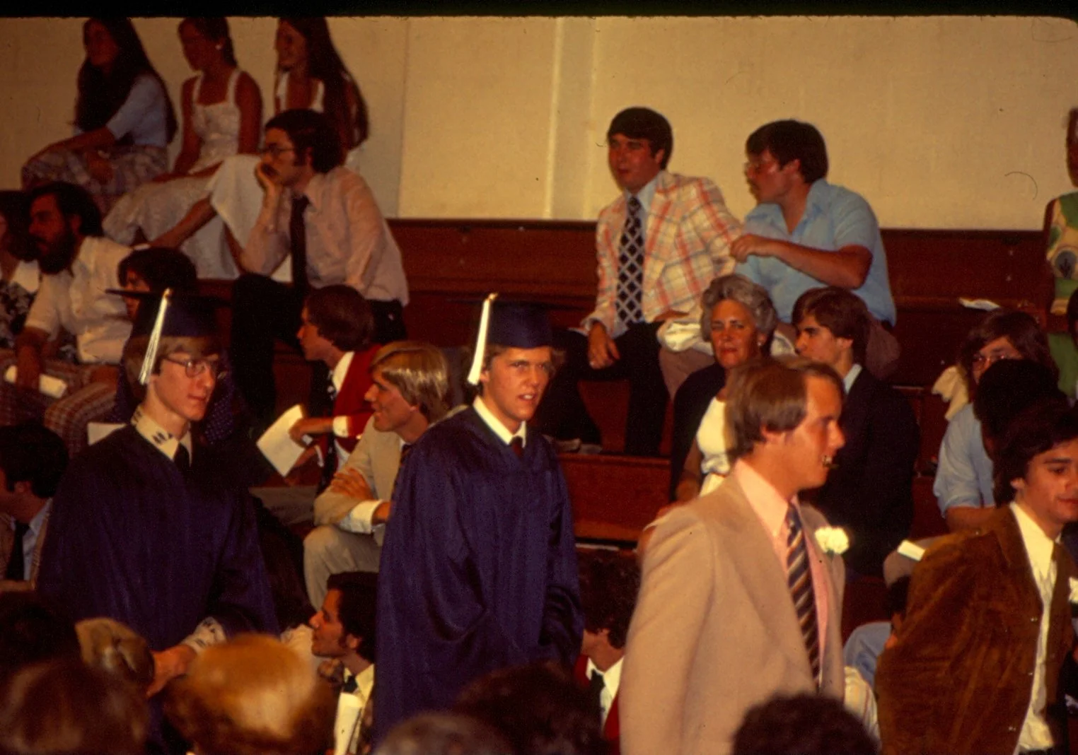 Jeff Schell and Andrew Garvey, Graduation June 1976