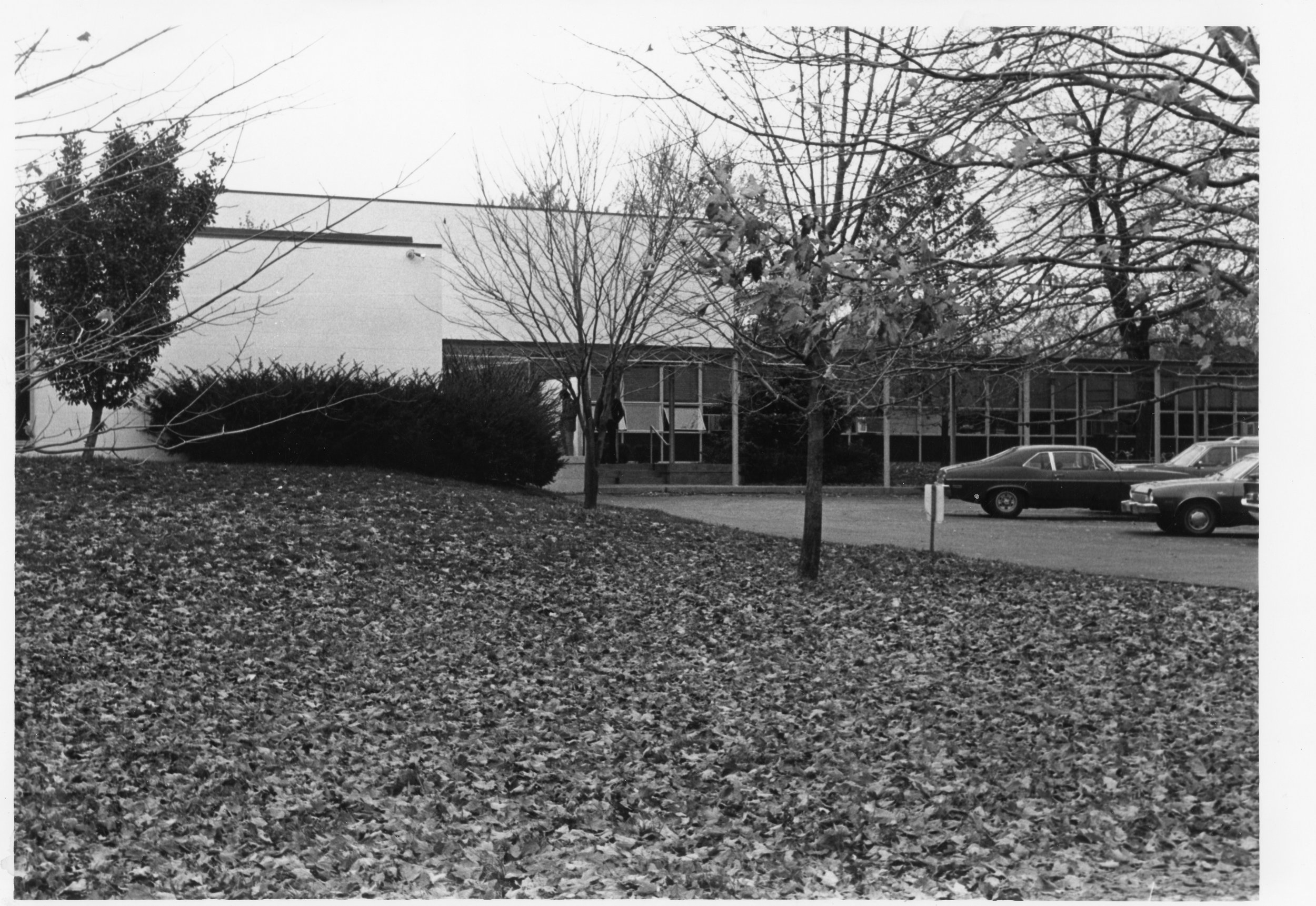 Country Day Front Entrance, Fall 1974