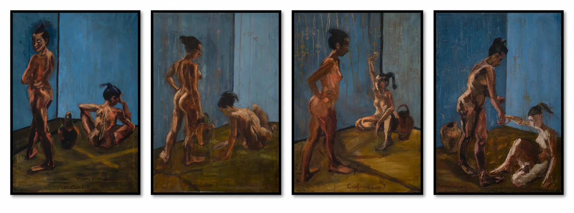 Love And Friendship Quartet, 1988, Oil on Canvas.