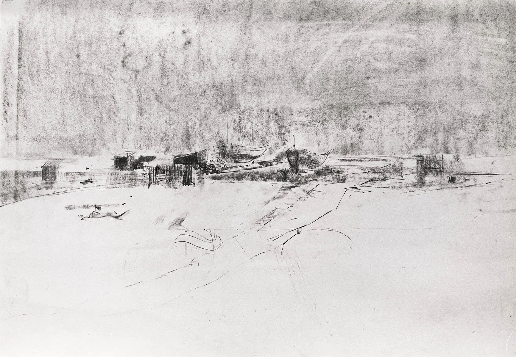 164. Romney Marsh UK, 76 X 100cm, 1970