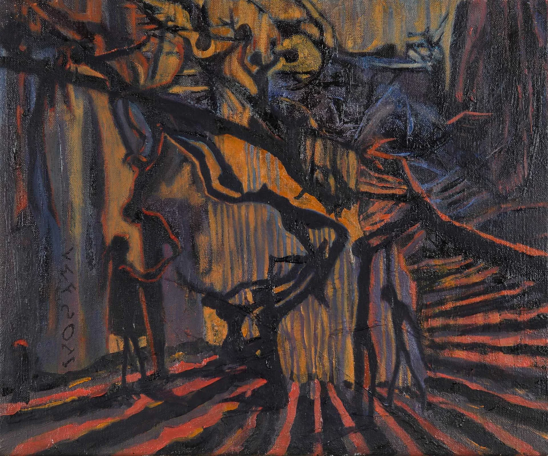 Shadow People 2011 Oil paint 35 x 45 cm 