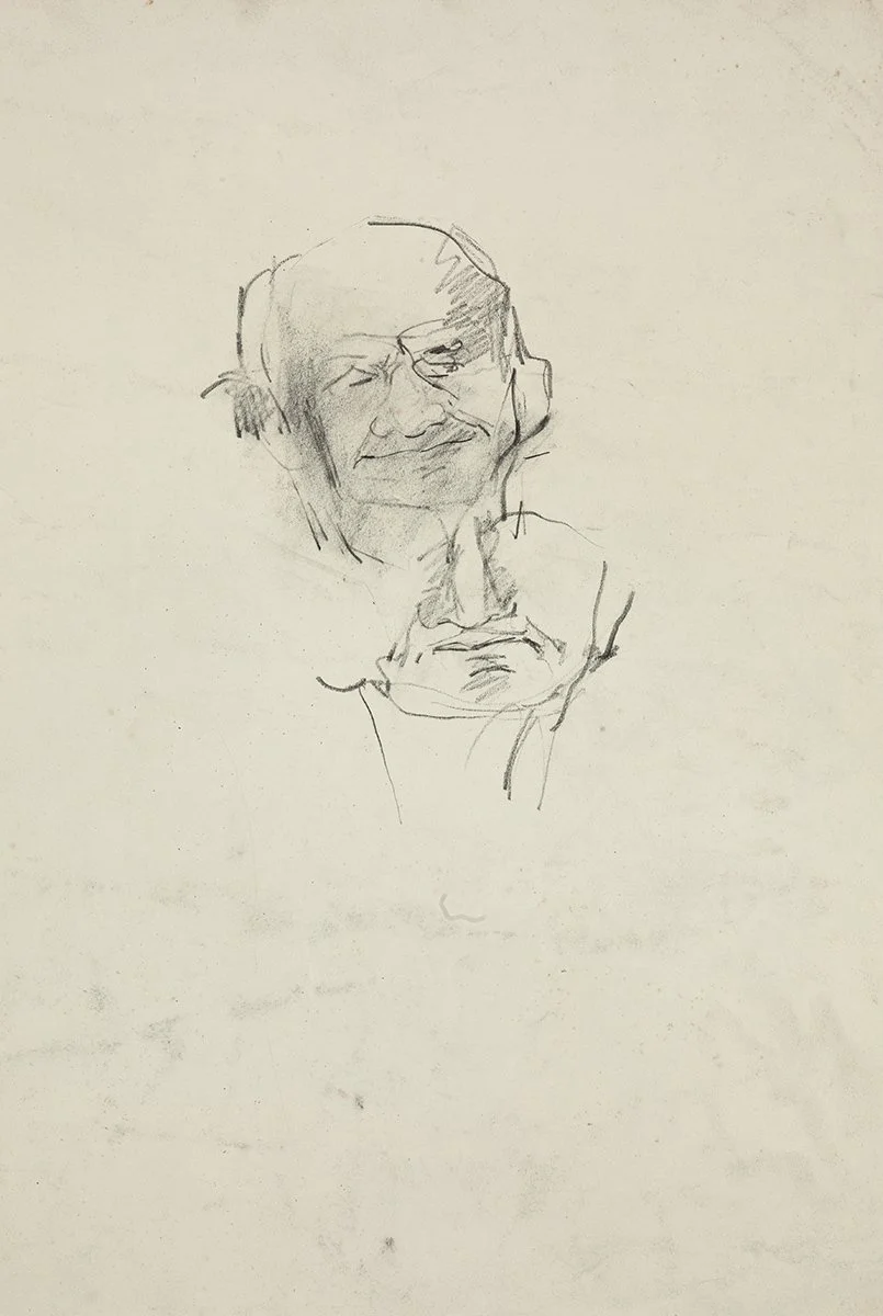 115. Portraits of Old Man Stanhope, 84 x 71 cm, 1979