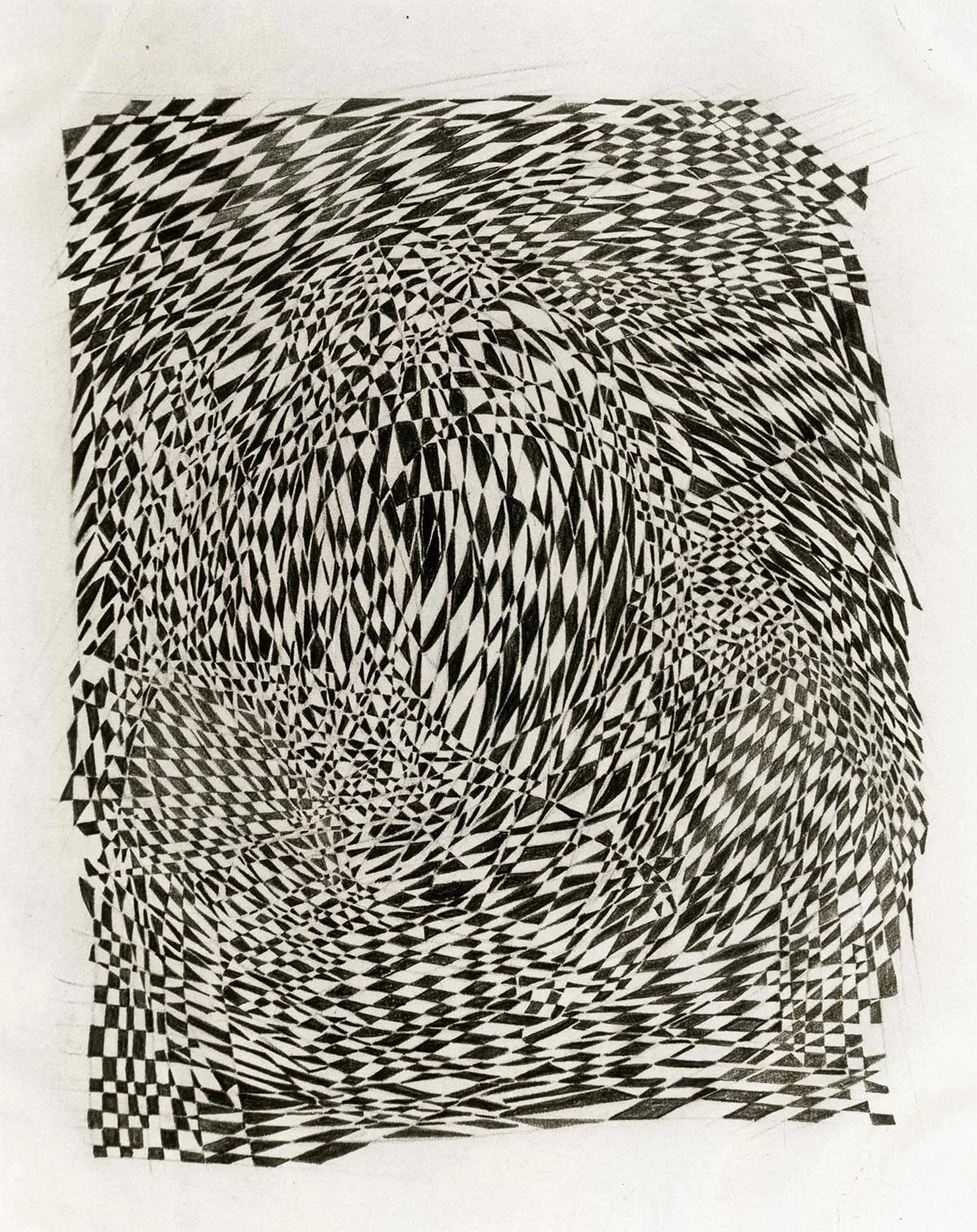 171. Geometric Sunflower 4, 76 x 63.5 cm, 1996