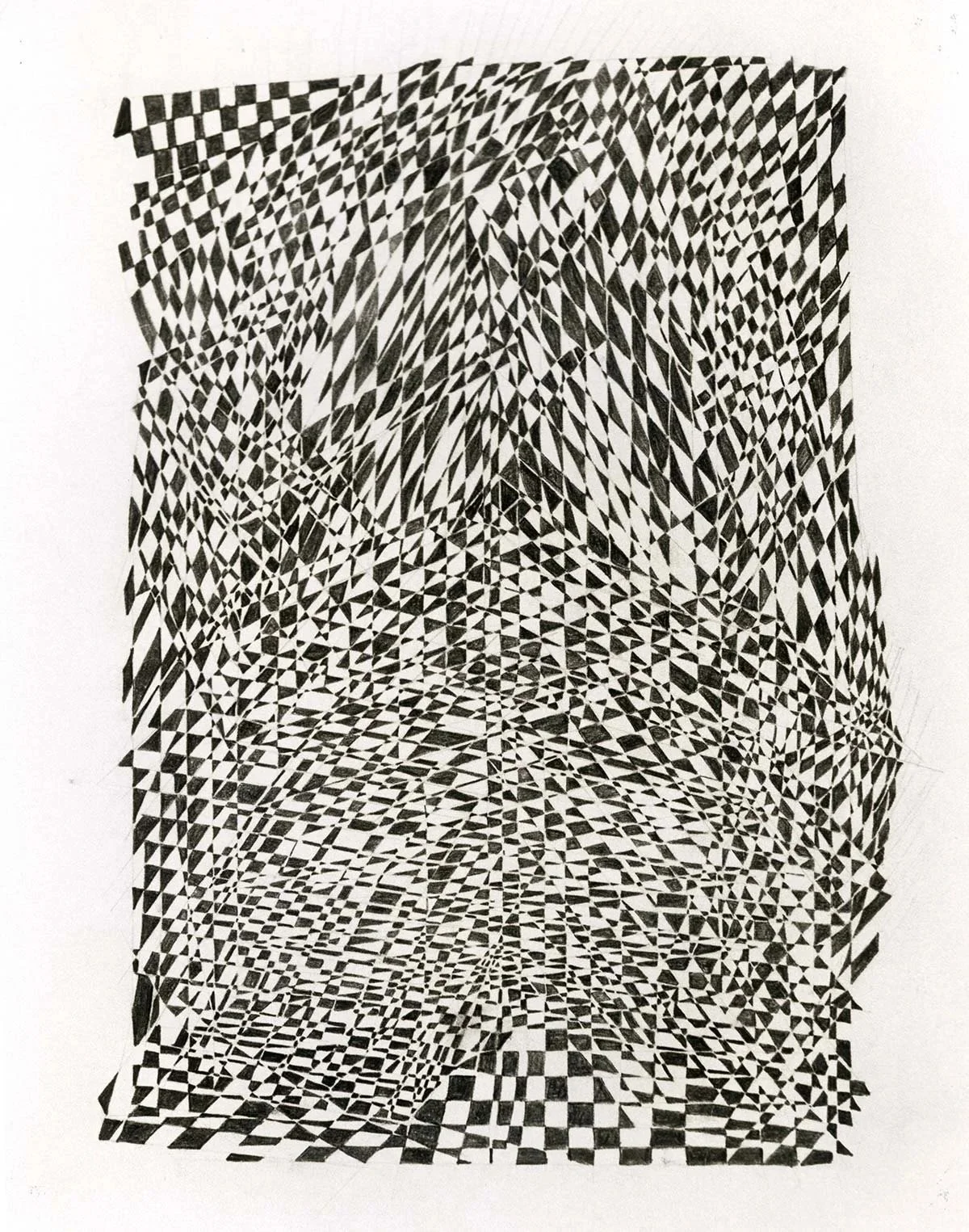 173. Geometric Sunflower 8, 71 x 61 cm, 1996