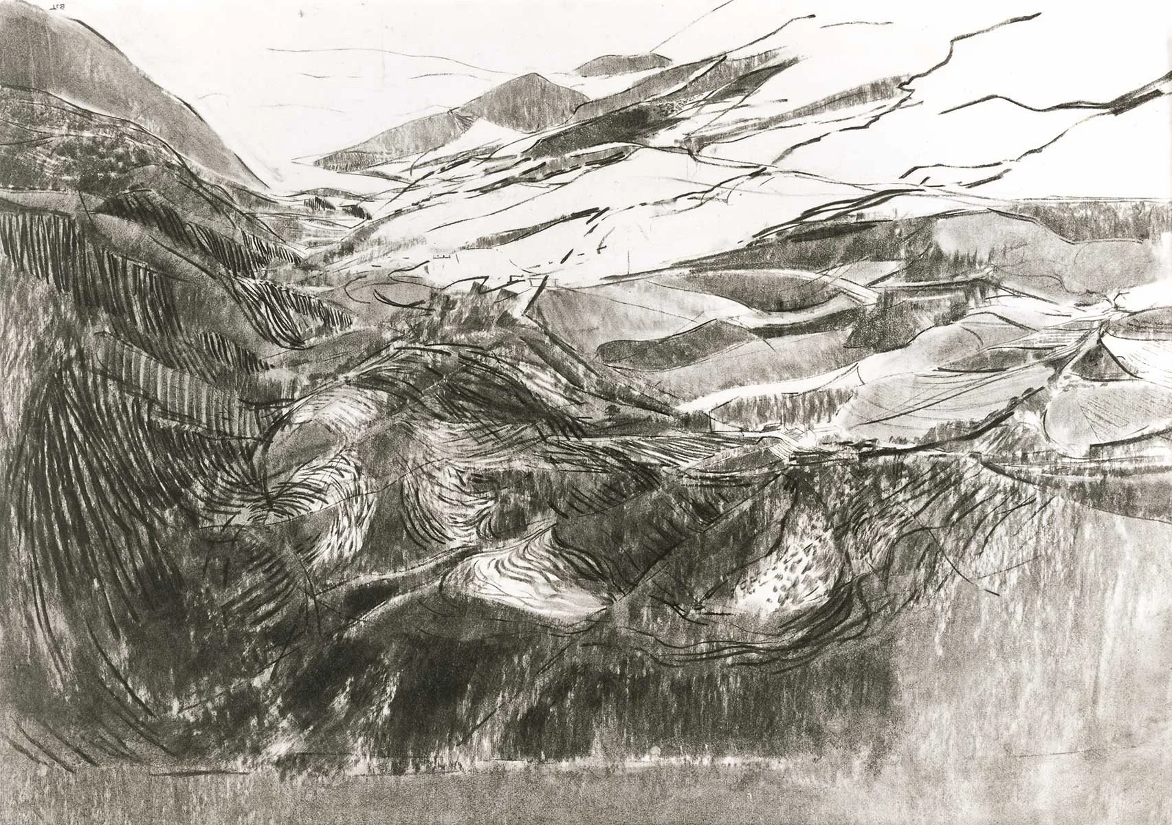 159. Umbrian Valley, 86 x 120 cm, Circa 1998